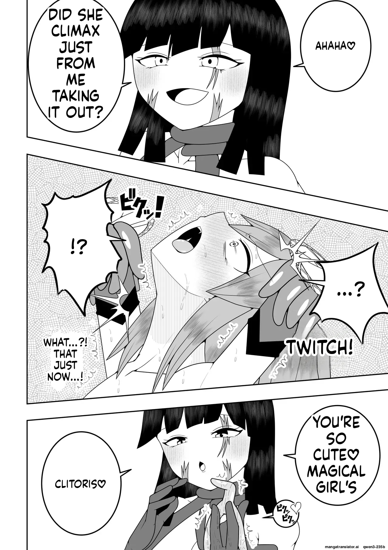 Sekai Wo Sukutta Mahou Shoujo Ga Ikuukan Ni Torawarete Kuritorisu Mokei To Kuritorisu No Kankaku Wo Tsunagarete Kuritorisu Wo Kyokugen Made Semerareru Hanashi page 21