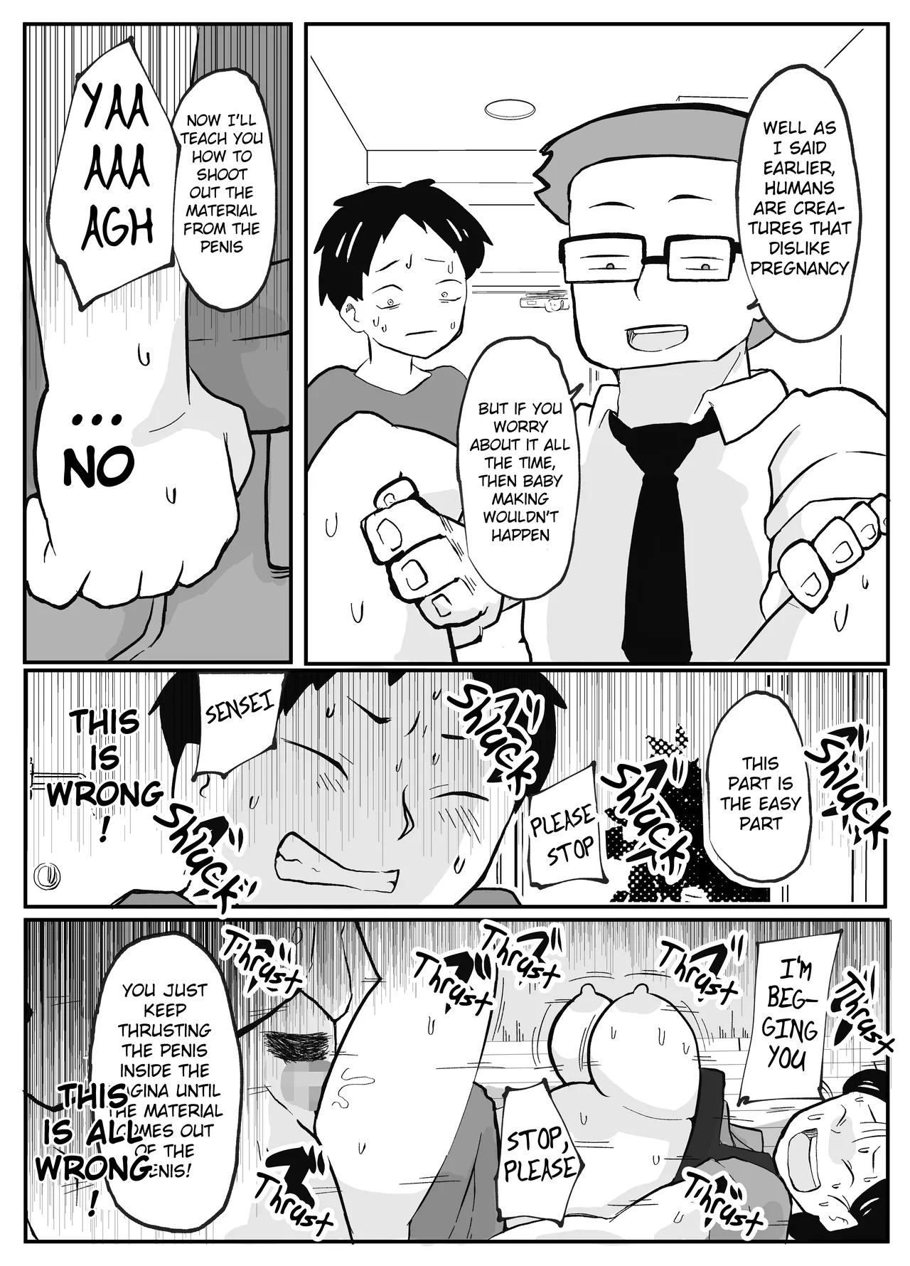 Sensei's Extra Lessons ~how Babies Are Made~ page 19