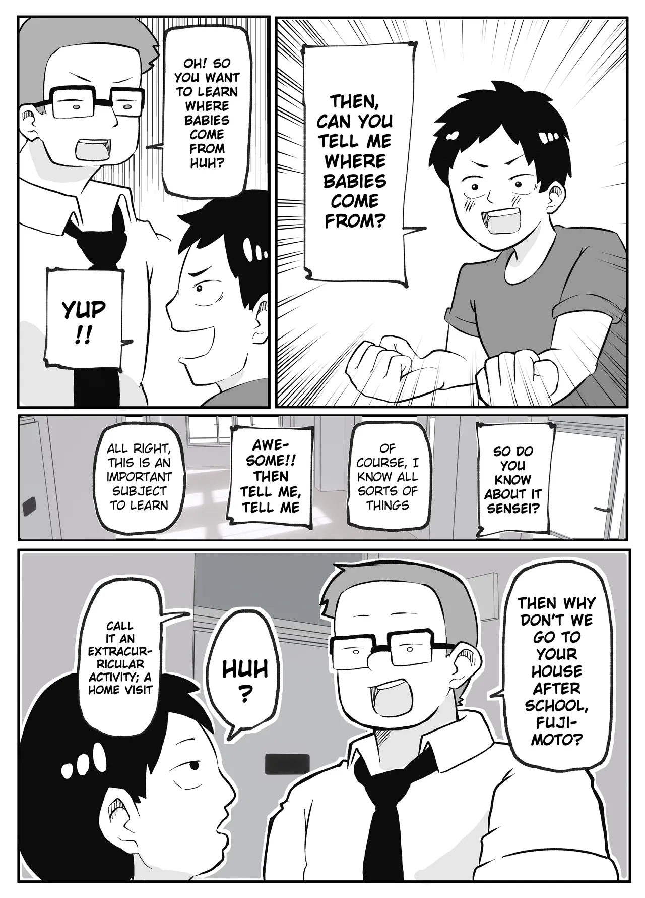Sensei's Extra Lessons ~how Babies Are Made~ page 4