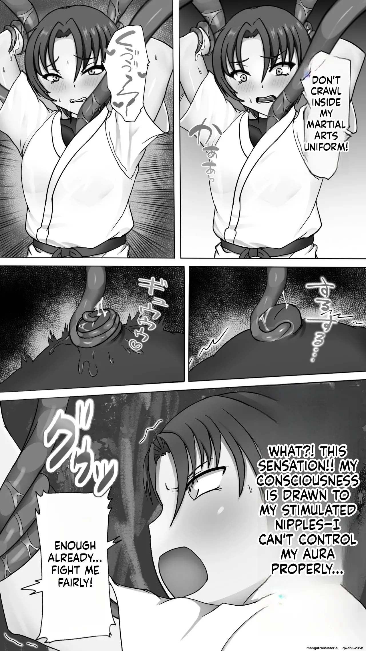 Shokusyu Ni Haiboku ! Kakutou Musume Chikubi Iki & Naedoko Ka page 7