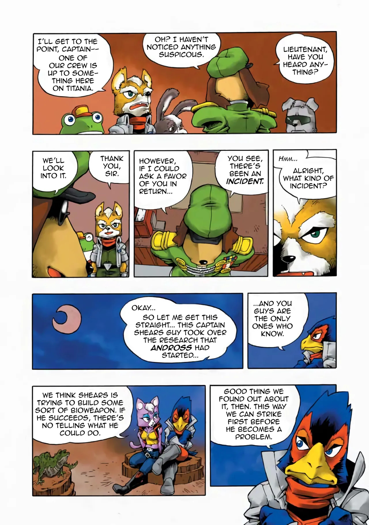 Star Fox: Farewell, Beloved Falco page 10