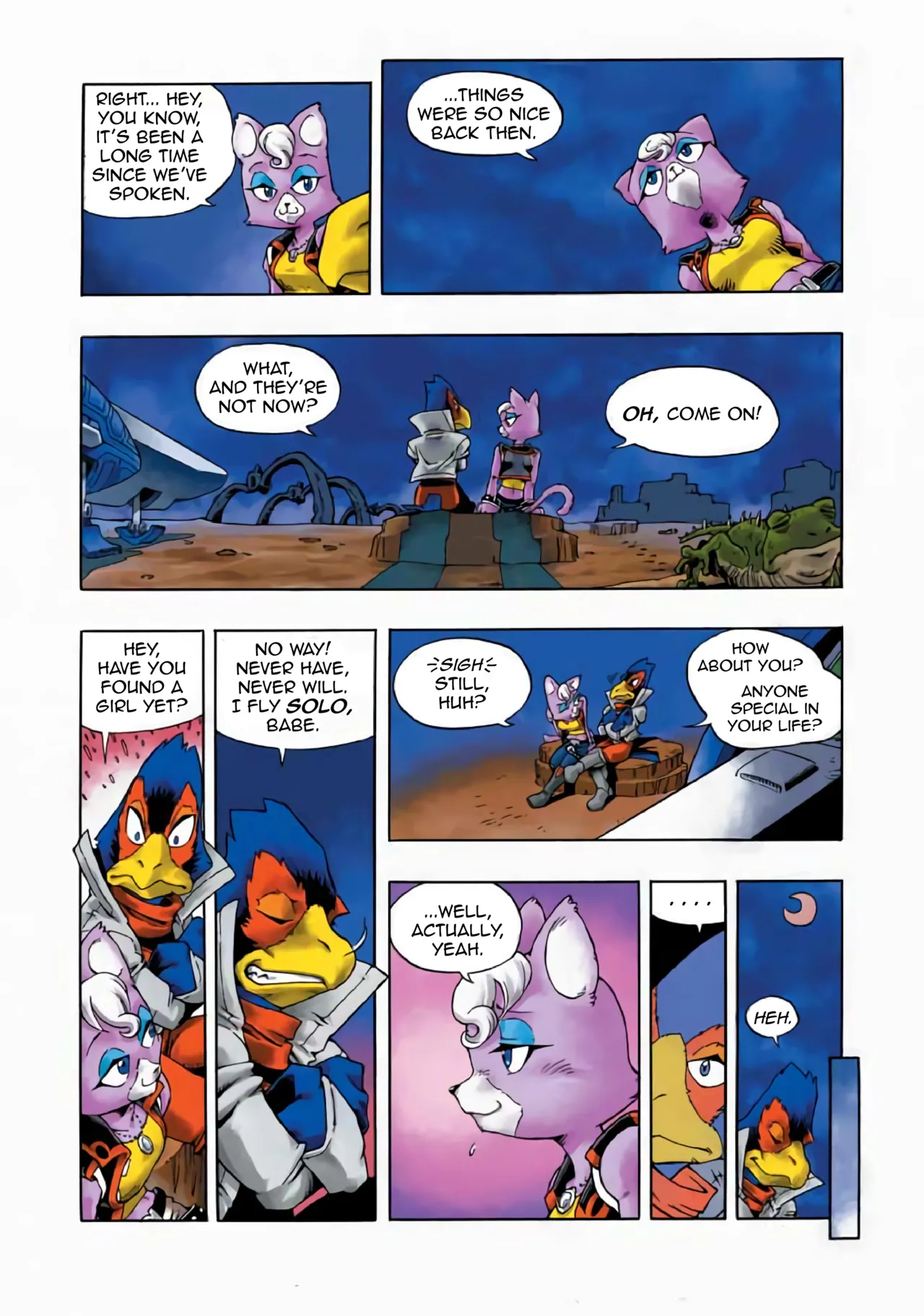 Star Fox: Farewell, Beloved Falco page 11