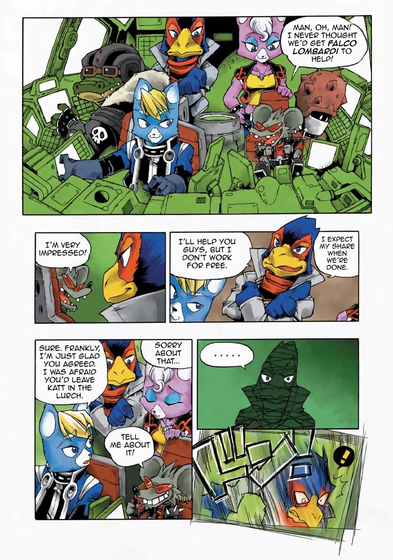 Star Fox: Farewell, Beloved Falco page 13