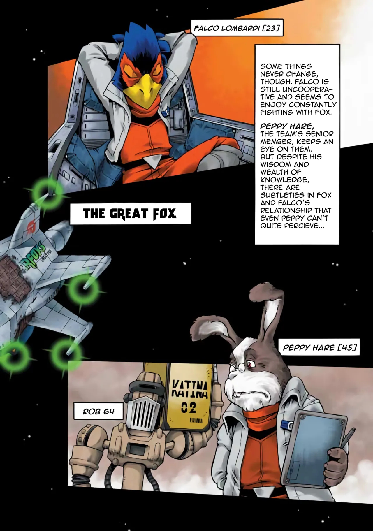 Star Fox: Farewell, Beloved Falco page 3