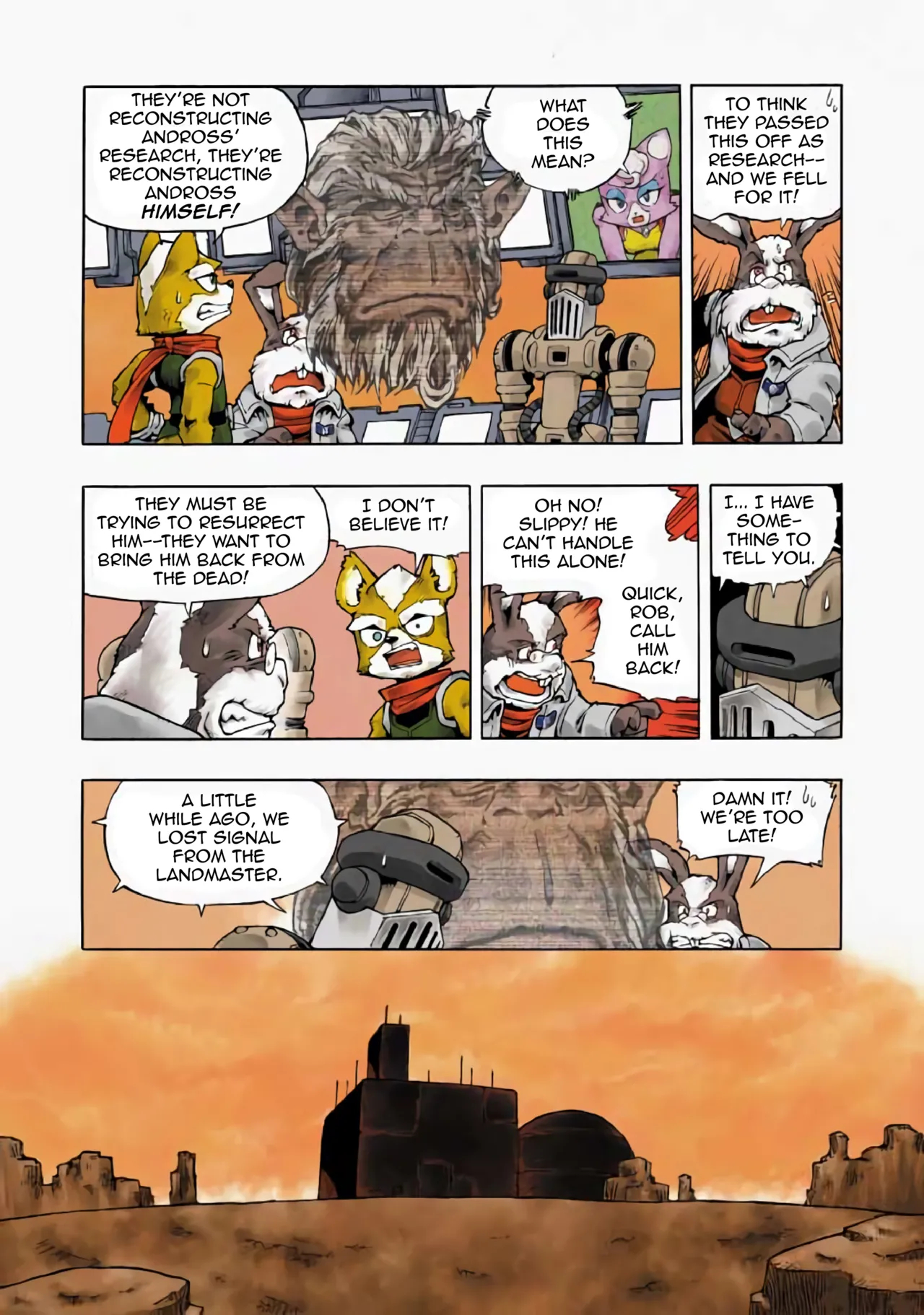 Star Fox: Farewell, Beloved Falco page 31