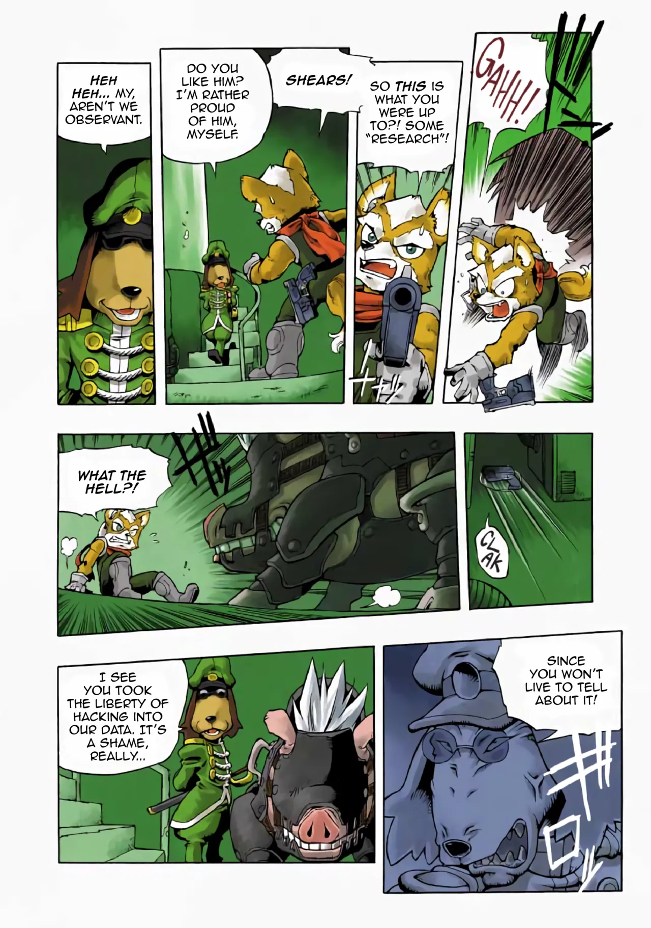 Star Fox: Farewell, Beloved Falco page 39