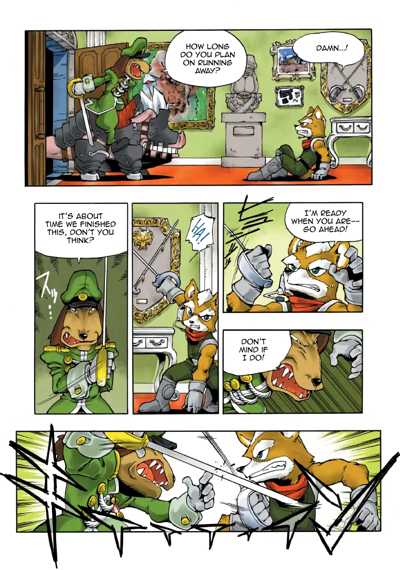Star Fox: Farewell, Beloved Falco page 51