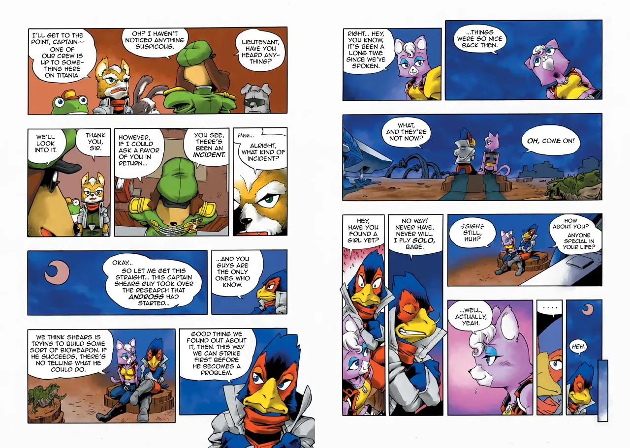 Star Fox: Farewell, Beloved Falco page 70