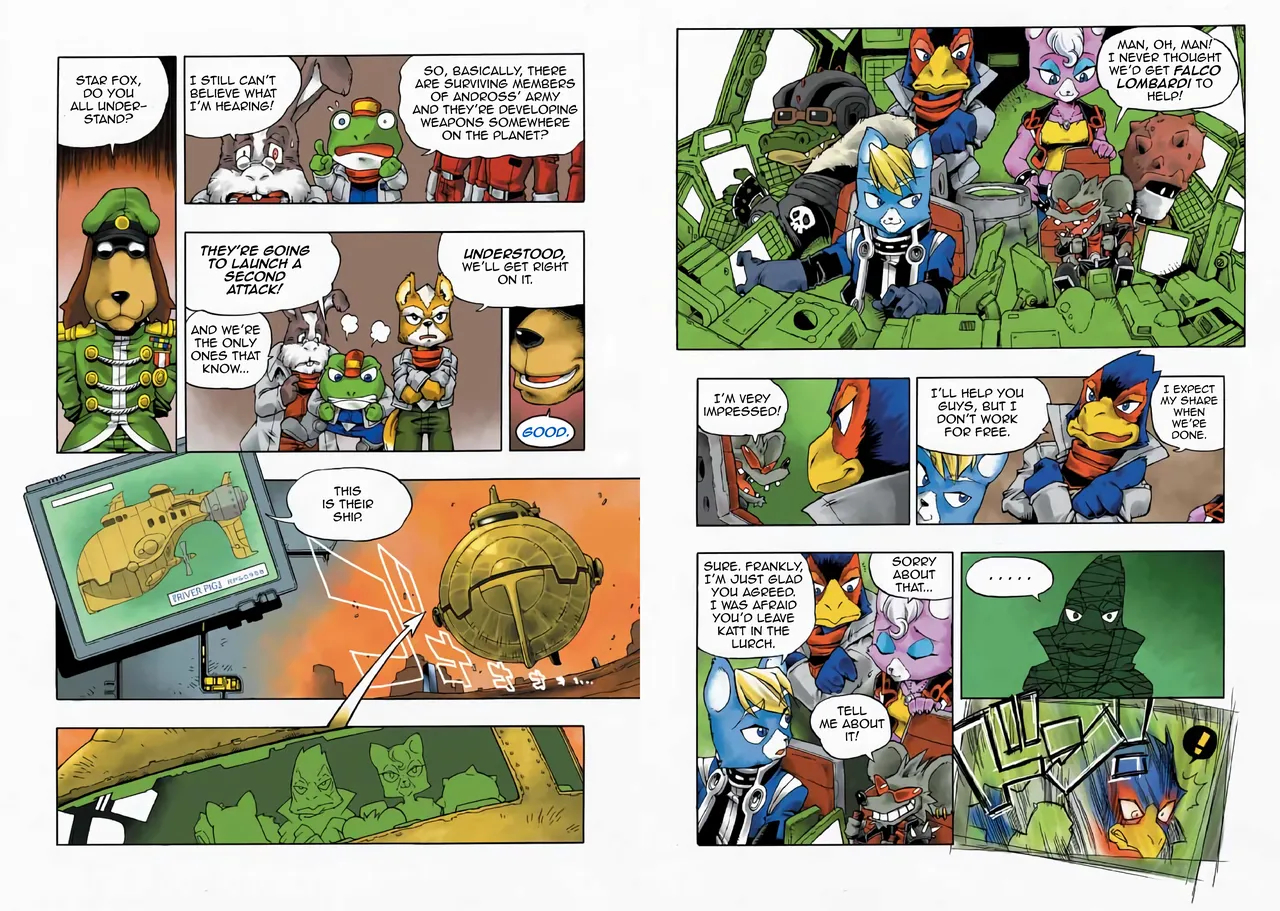 Star Fox: Farewell, Beloved Falco page 71