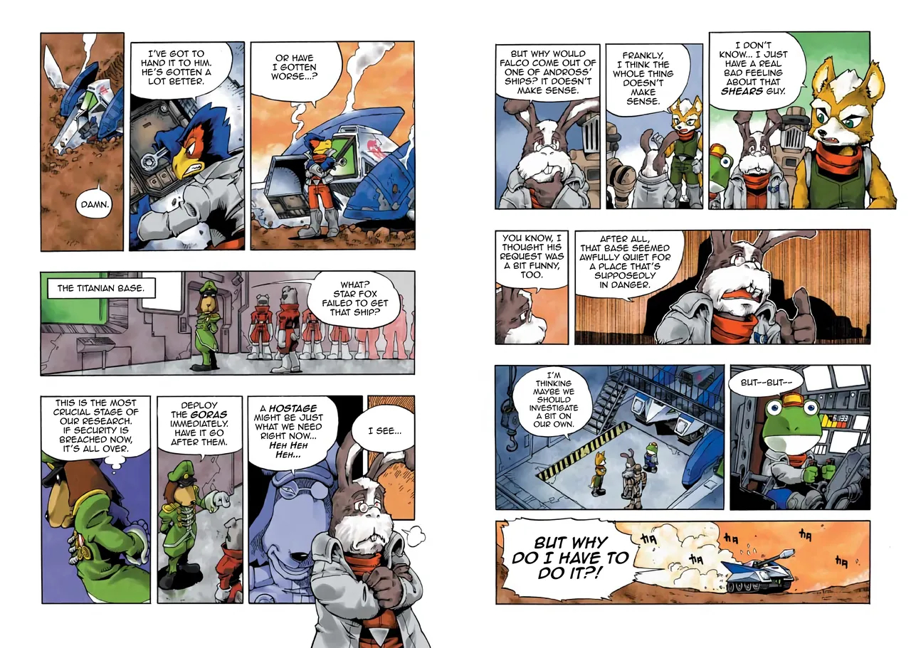 Star Fox: Farewell, Beloved Falco page 77
