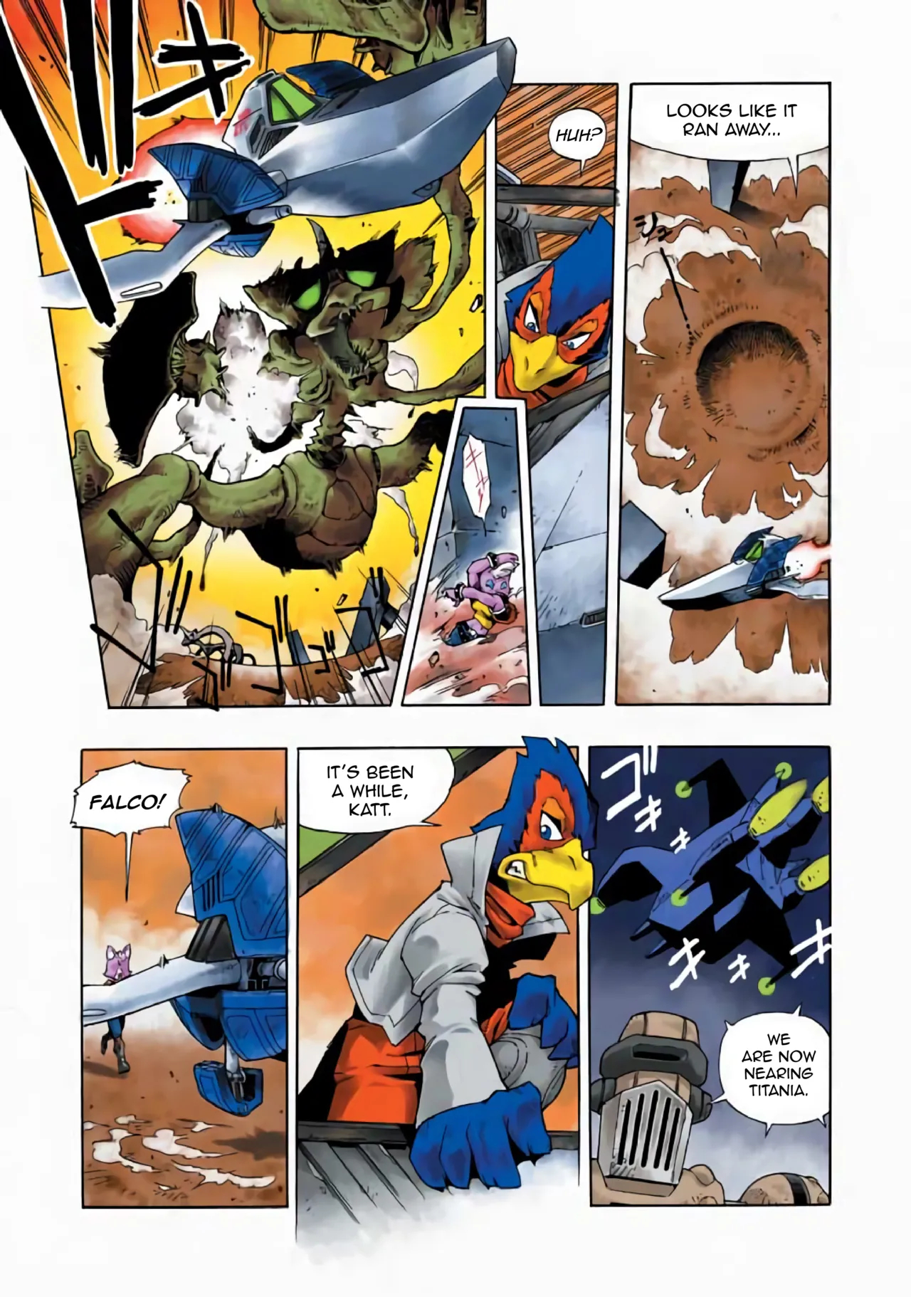 Star Fox: Farewell, Beloved Falco page 8