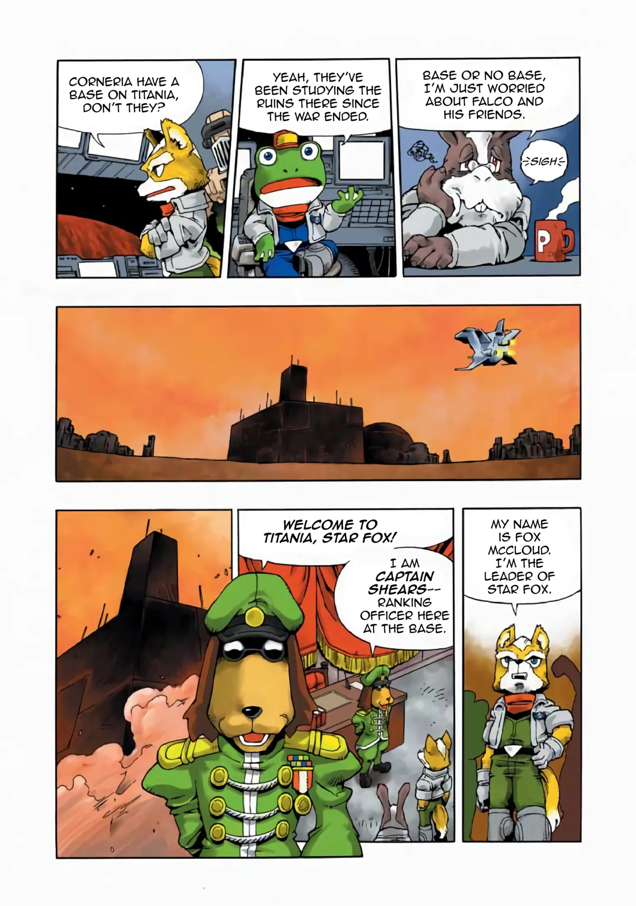 Star Fox: Farewell, Beloved Falco page 9
