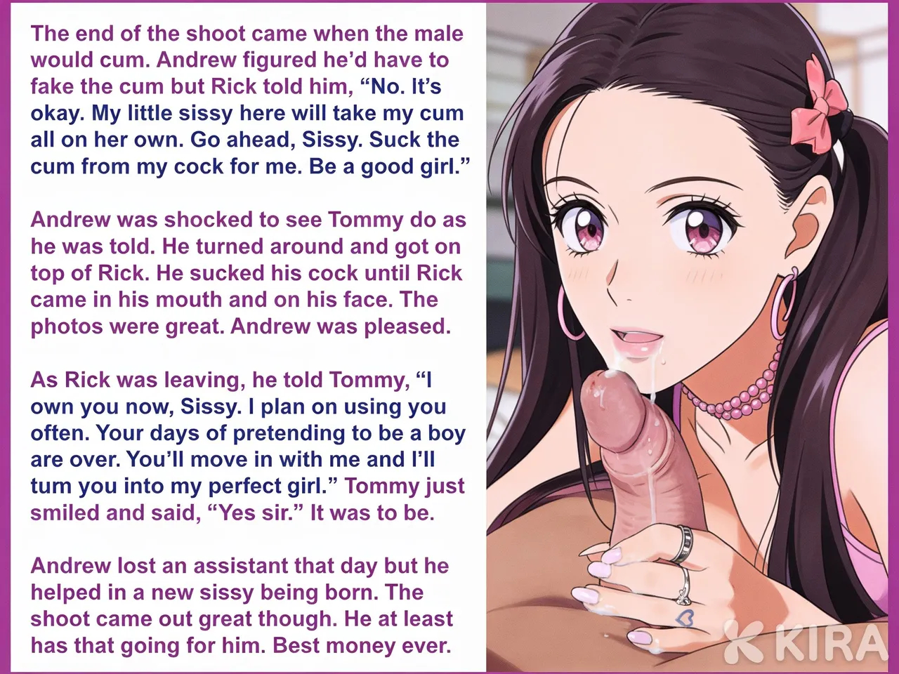 The Assistant A Kittie Captions Tribute page 8