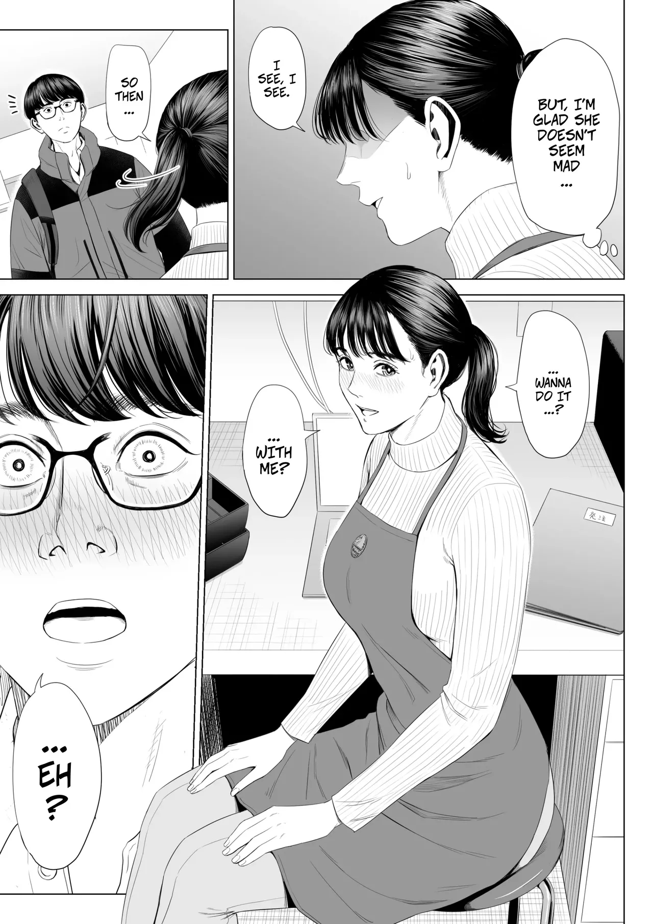 The Boss Has Big Breasts And Is A Bit Of A Masochist, Right? 1 -- Tenchou Tte, Kyonyuu De Chotto M Desu Yo Ne? page 18