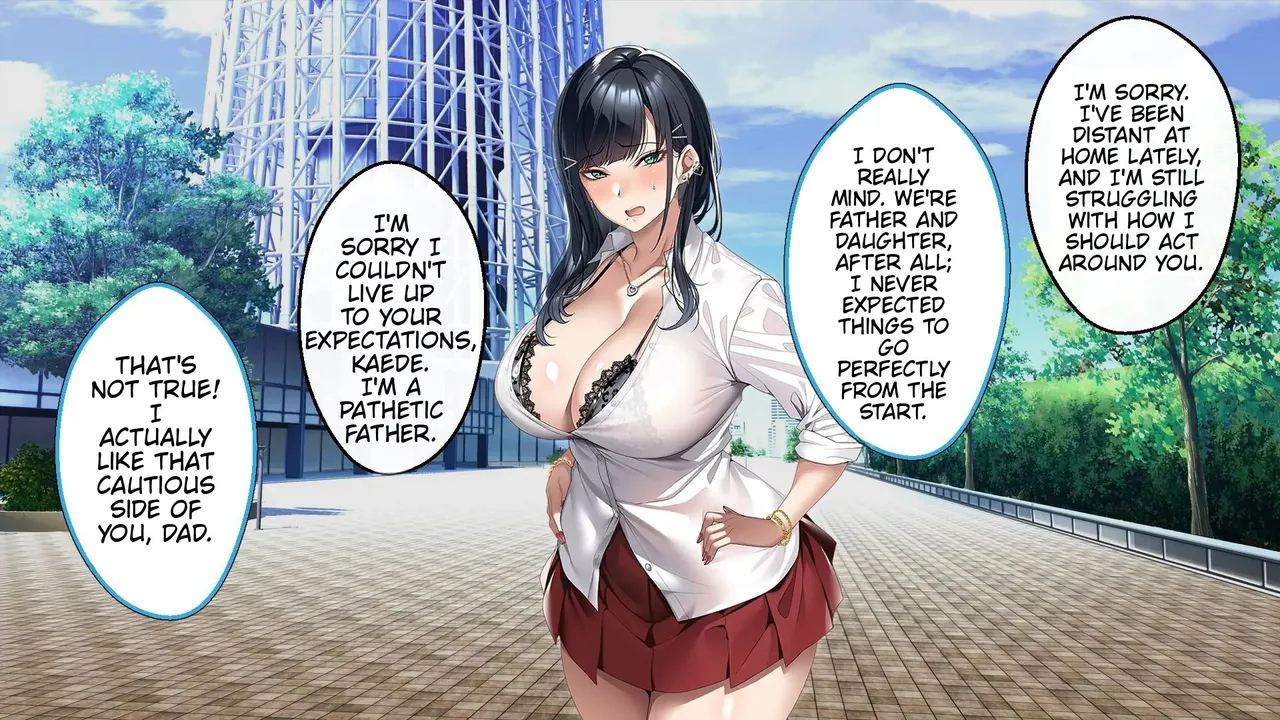 The Story Of A Peerless Father Impregnating His Black-haired Gyaru Daughter. page 302