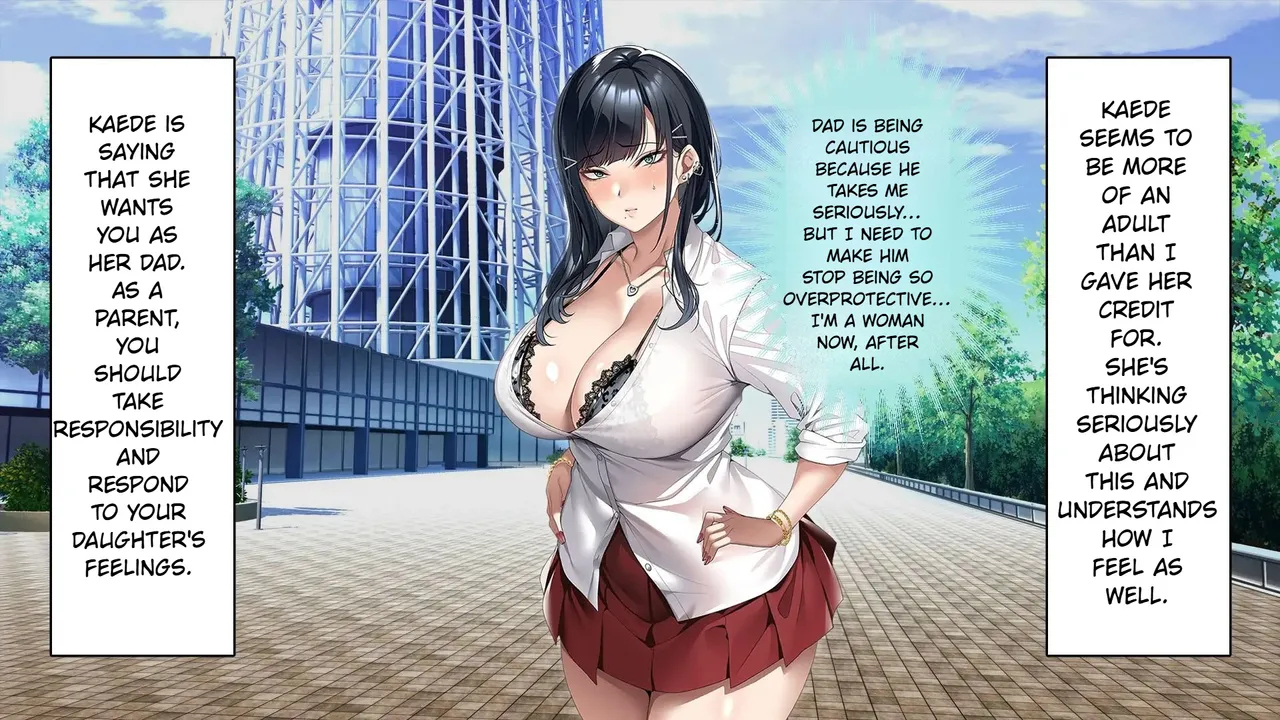 The Story Of A Peerless Father Impregnating His Black-haired Gyaru Daughter. page 303