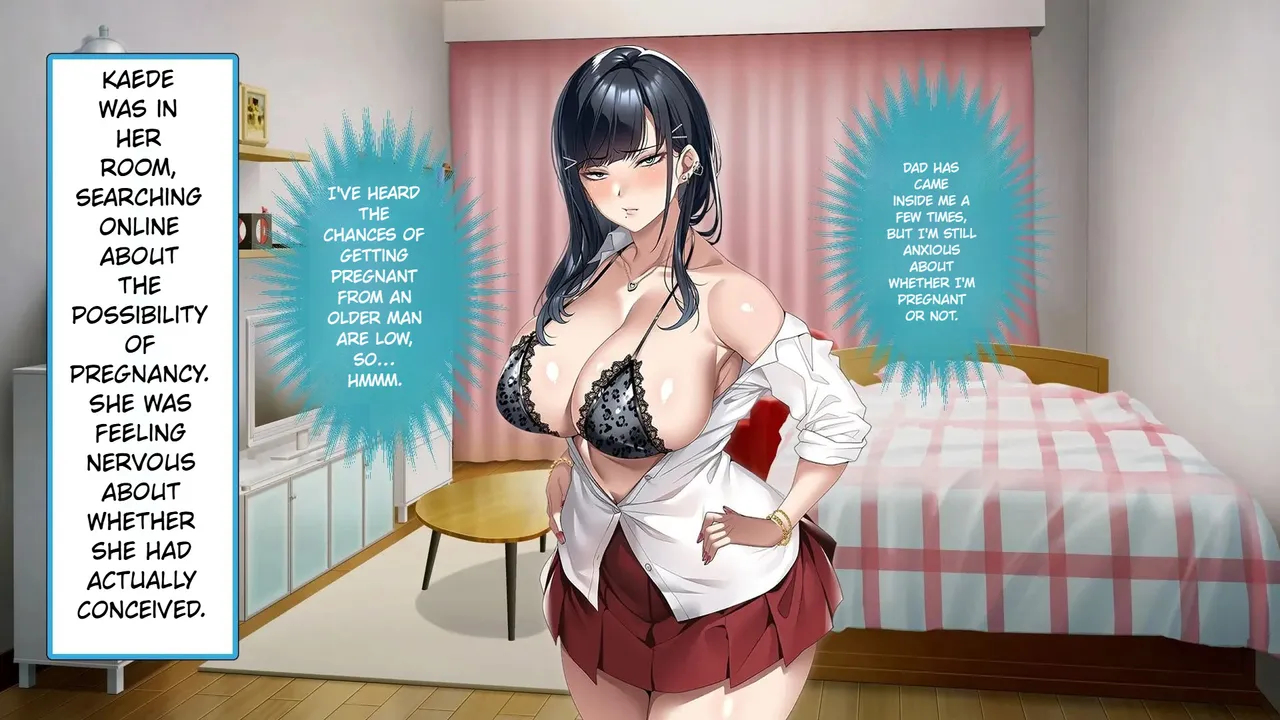 The Story Of A Peerless Father Impregnating His Black-haired Gyaru Daughter. page 471