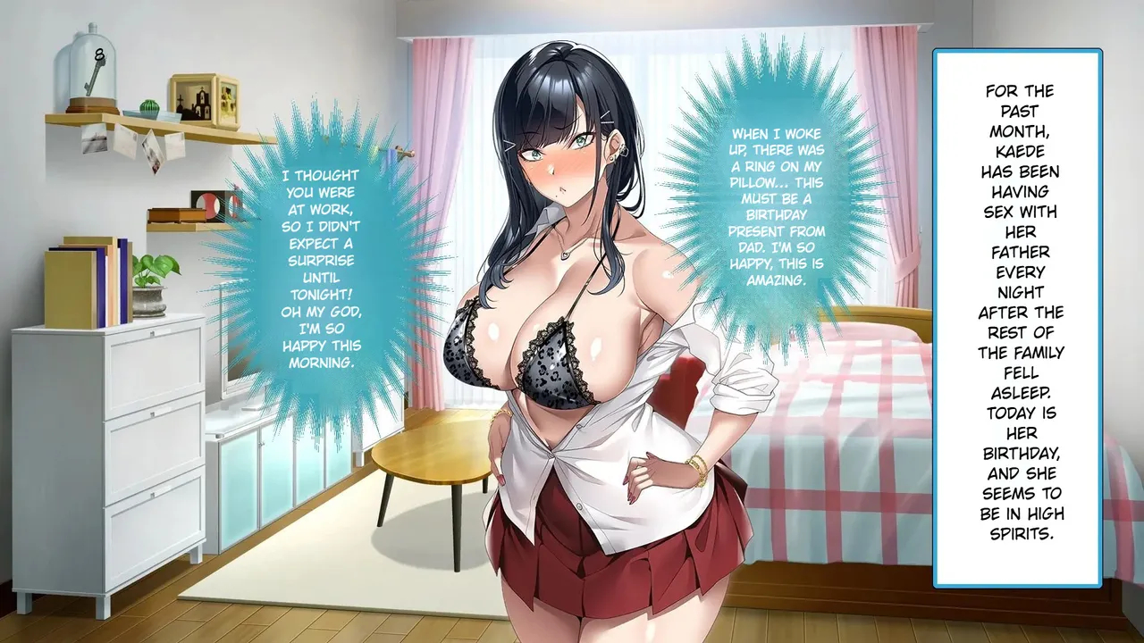 The Story Of A Peerless Father Impregnating His Black-haired Gyaru Daughter. page 512