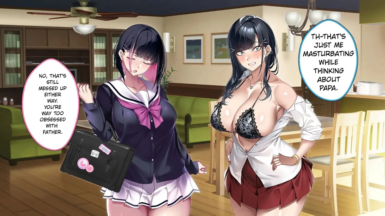 The Story Of A Peerless Father Impregnating His Black-haired Gyaru Daughter. page 523