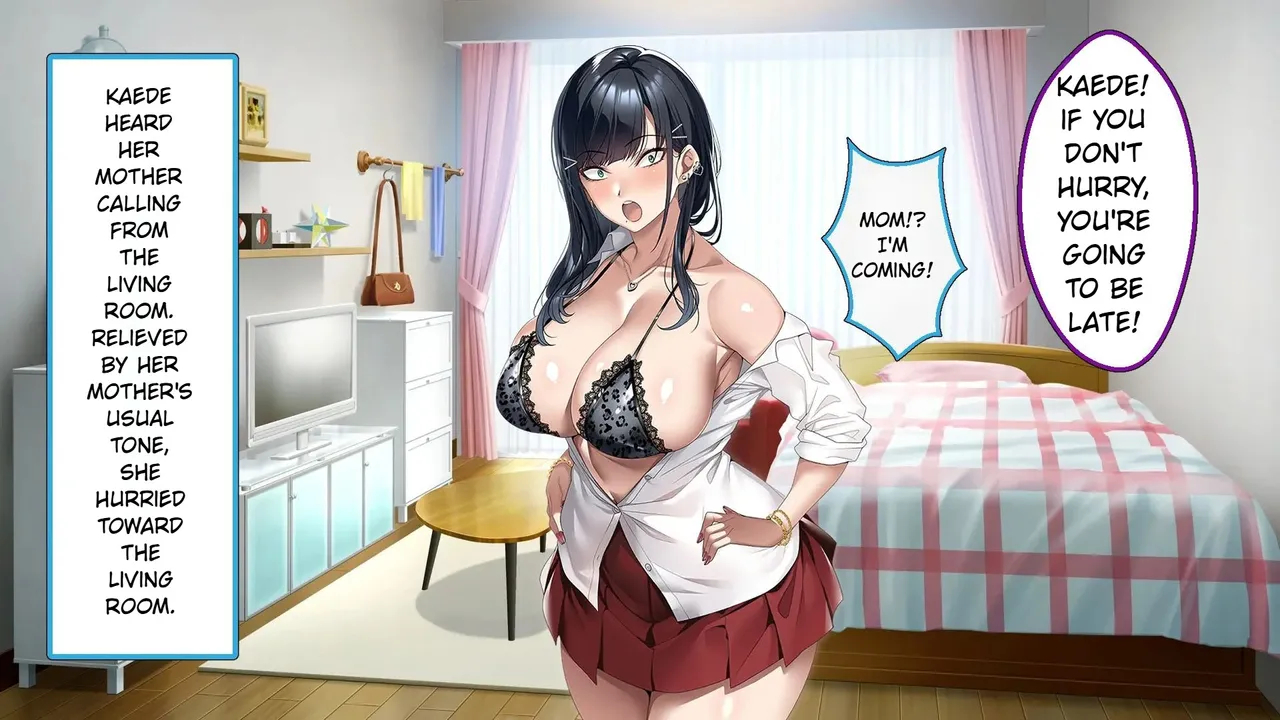 The Story Of A Peerless Father Impregnating His Black-haired Gyaru Daughter. page 574