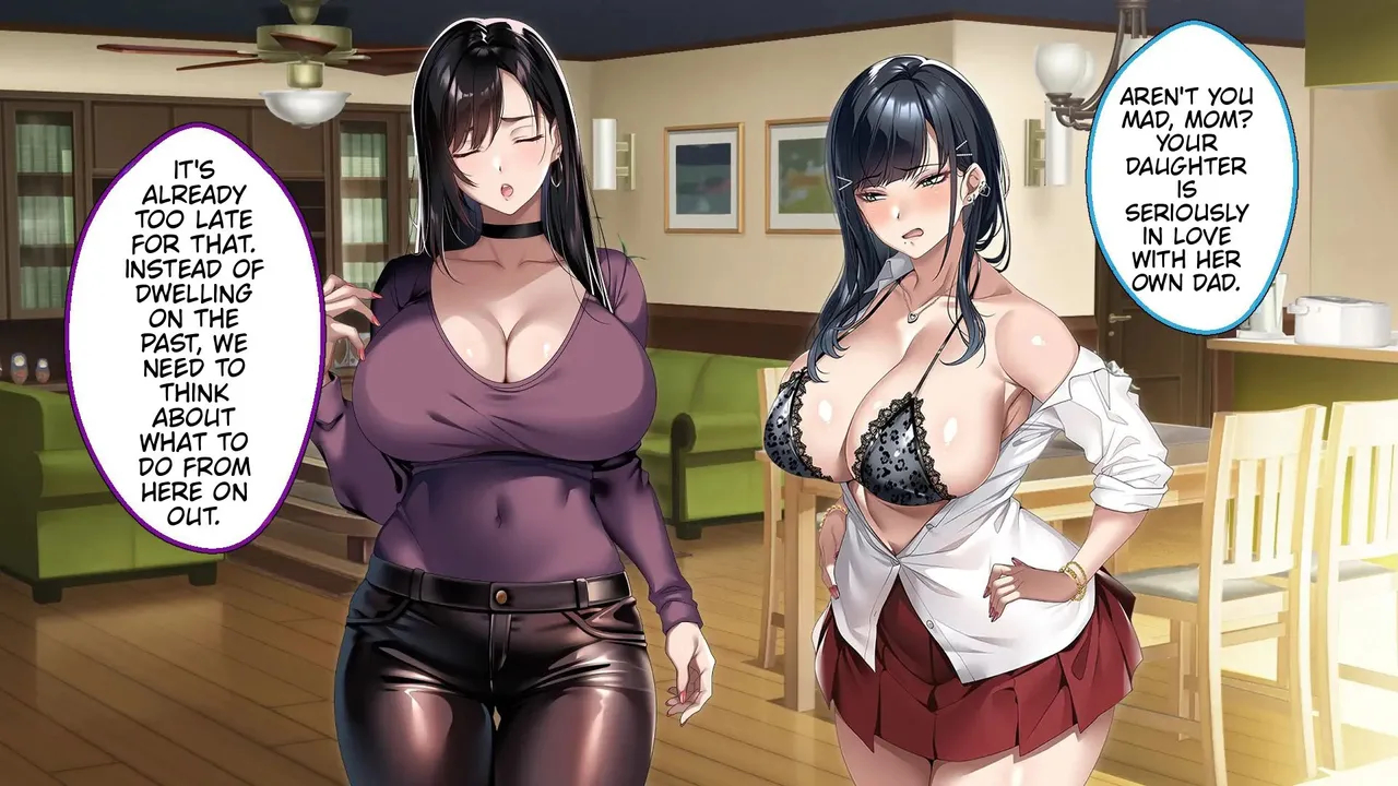 The Story Of A Peerless Father Impregnating His Black-haired Gyaru Daughter. page 575