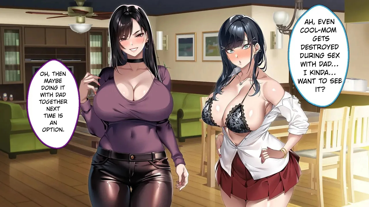 The Story Of A Peerless Father Impregnating His Black-haired Gyaru Daughter. page 579