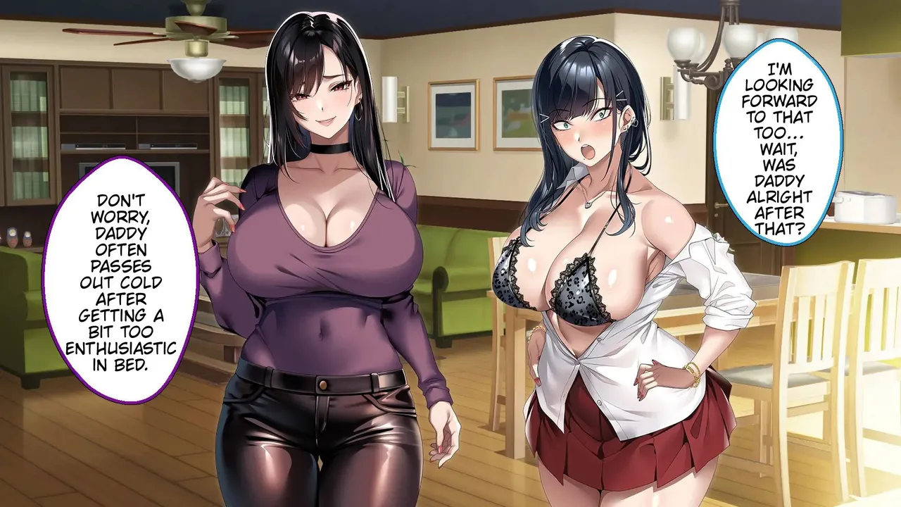 The Story Of A Peerless Father Impregnating His Black-haired Gyaru Daughter. page 580