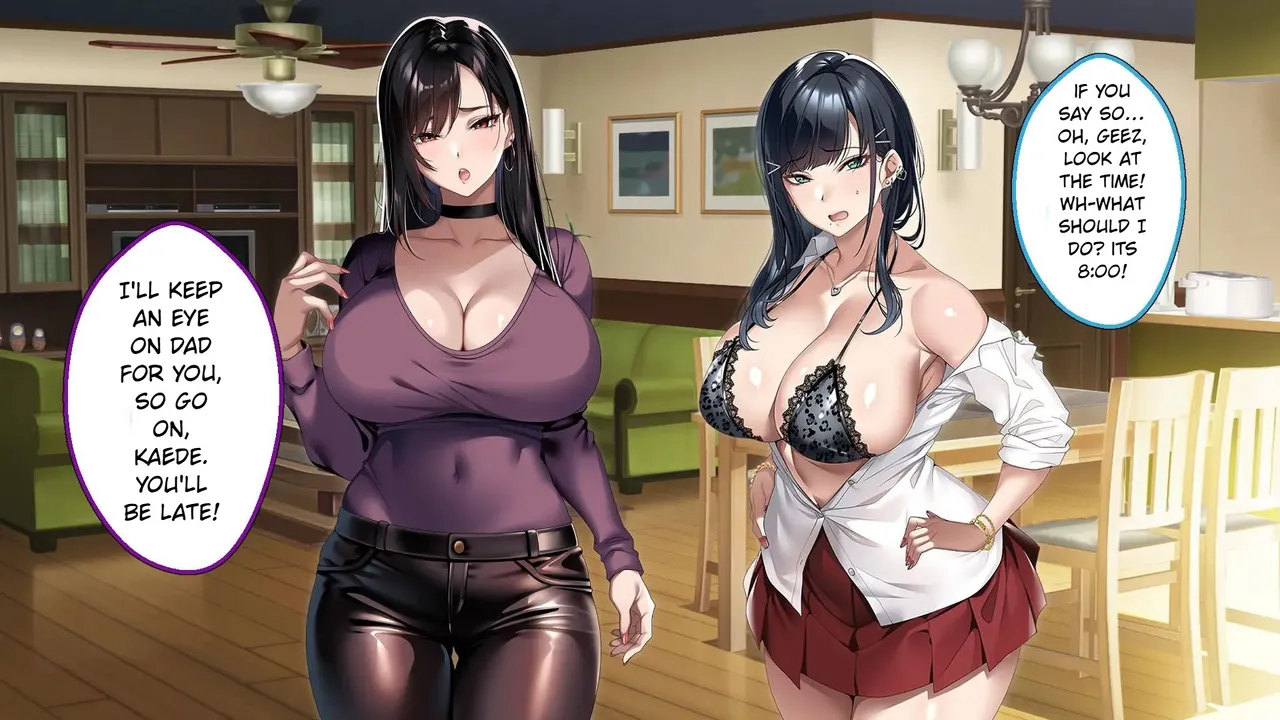 The Story Of A Peerless Father Impregnating His Black-haired Gyaru Daughter. page 581