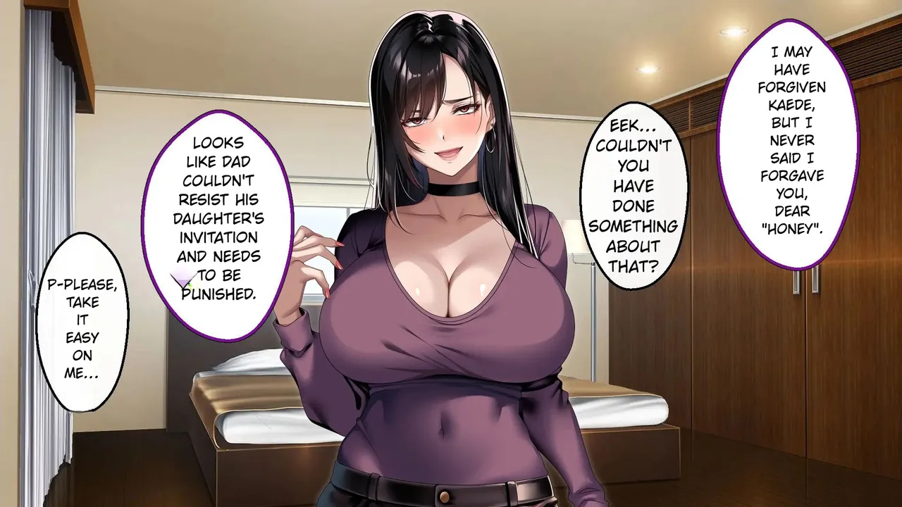The Story Of A Peerless Father Impregnating His Black-haired Gyaru Daughter. page 587