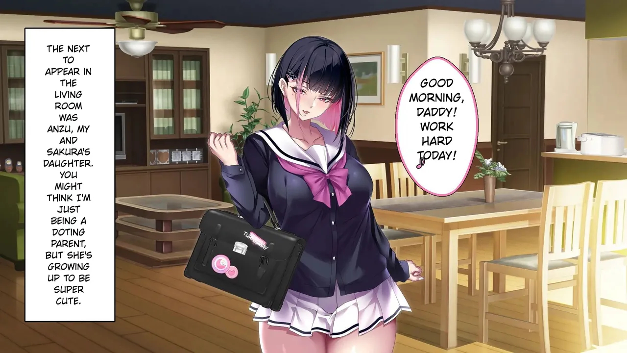 The Story Of A Peerless Father Impregnating His Black-haired Gyaru Daughter. page 7