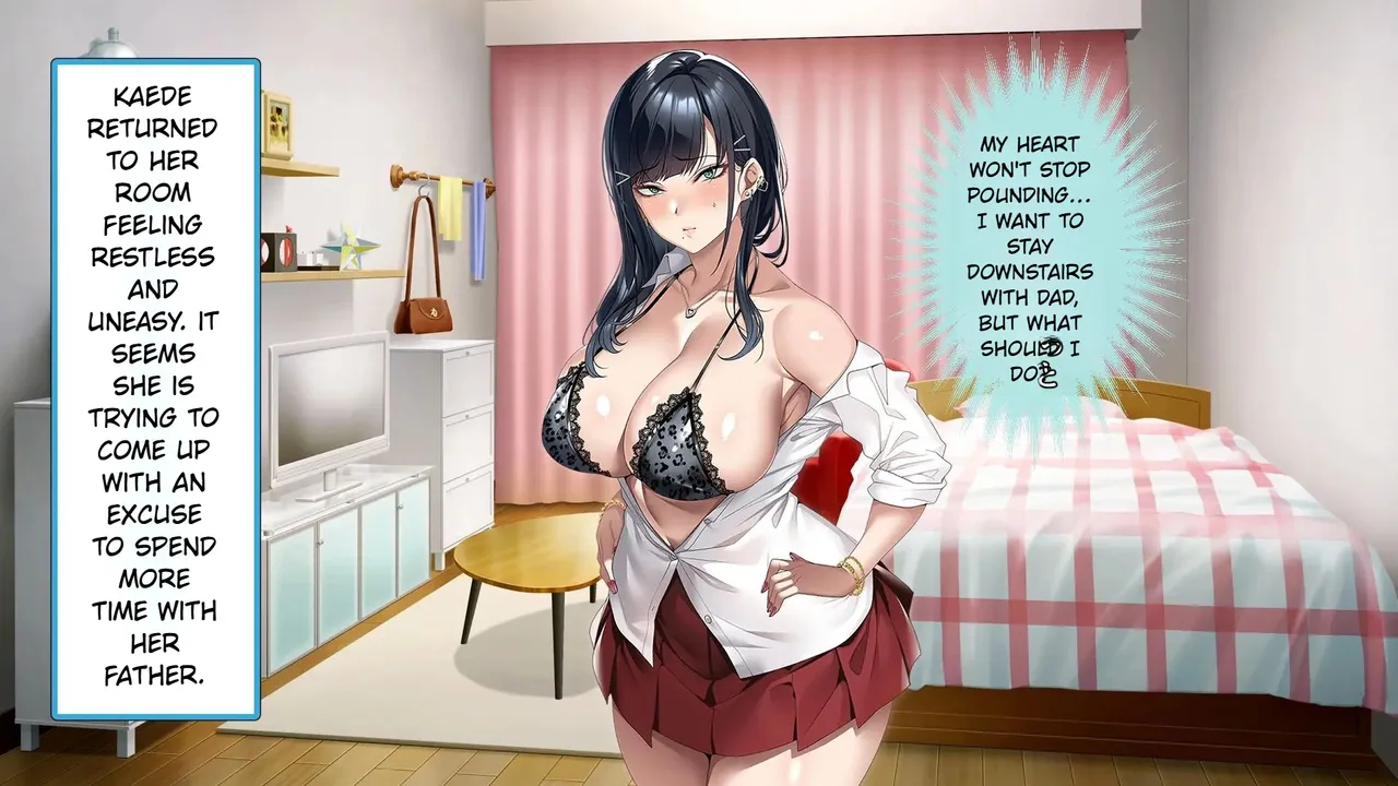 The Story Of A Peerless Father Impregnating His Black-haired Gyaru Daughter. page 80
