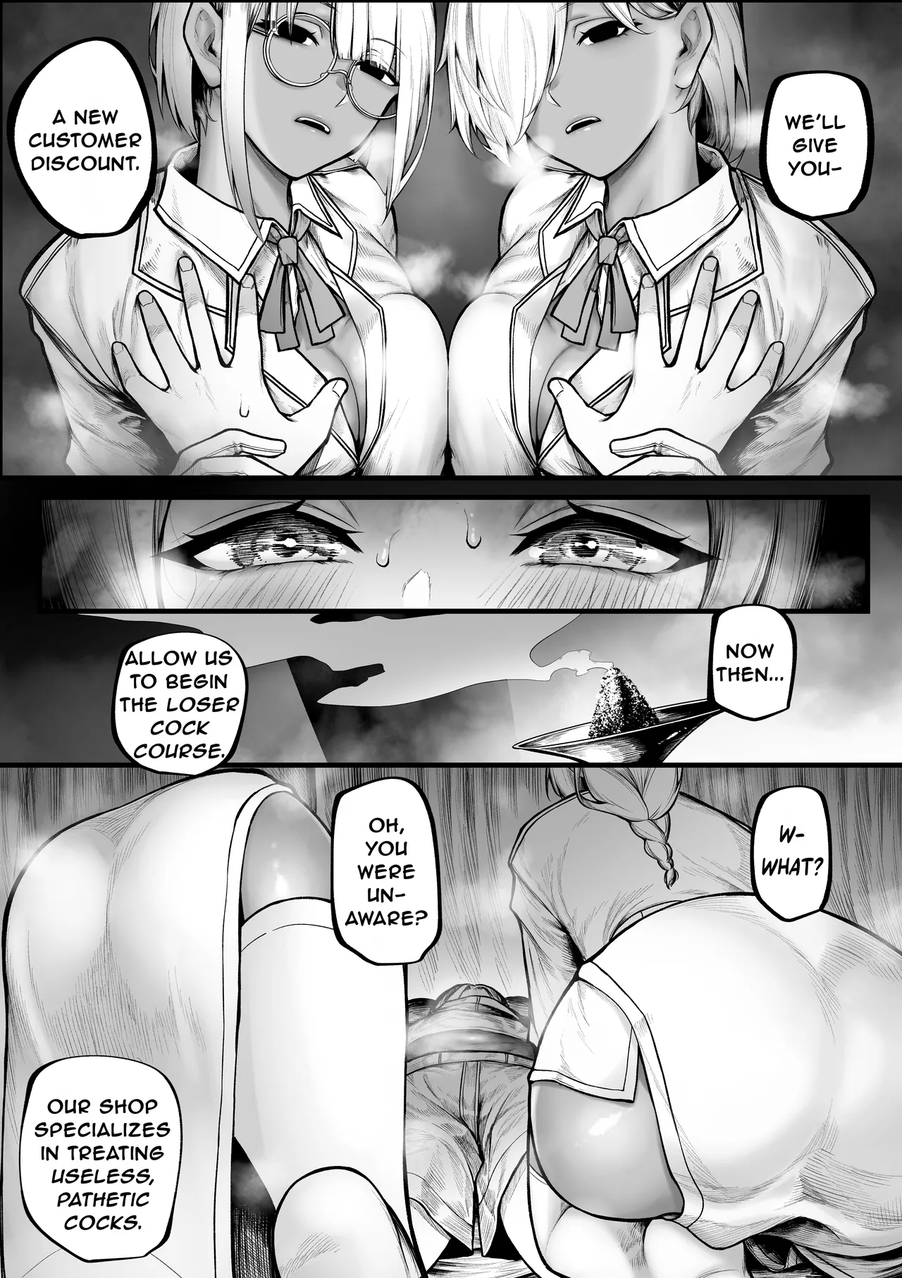 The Story Of Paying At A Shady Shop To Be Allowed To Cum page 3