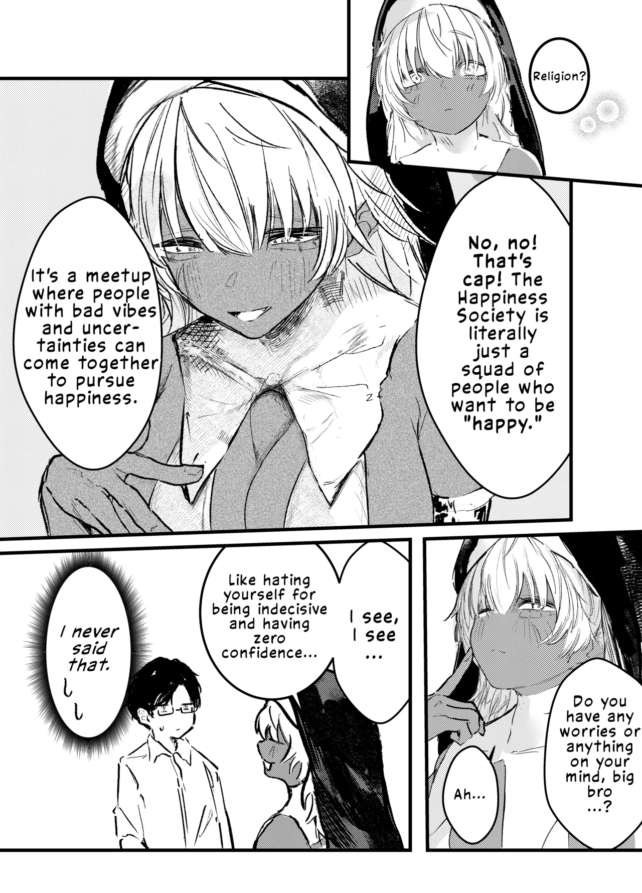 The Tanned Gal Nun's "correction" Religious Recruitment page 7