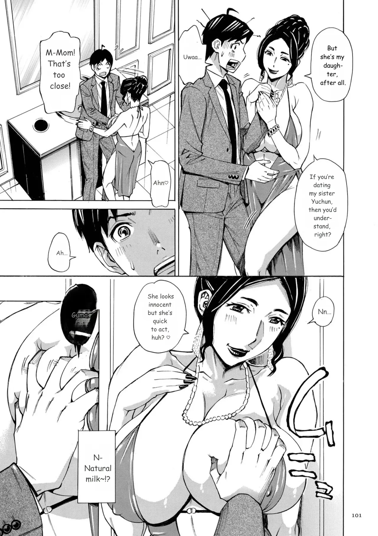 Three Milfs Fukura-ke No Inran 3 Jukujo page 101