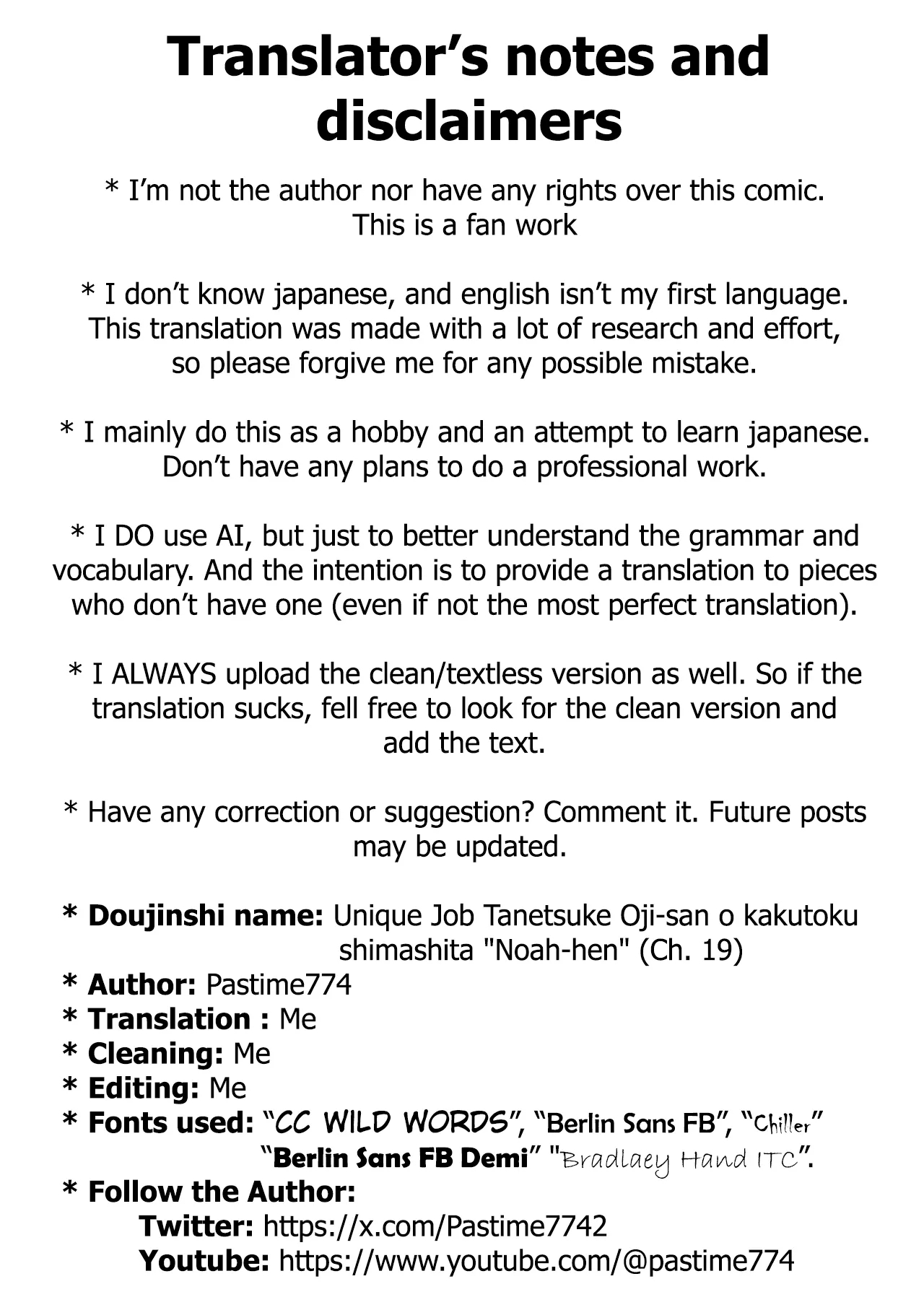 Unique Job "tanetsuke Oji-san" O Kakutoku Shimashita Noa Hen page 83