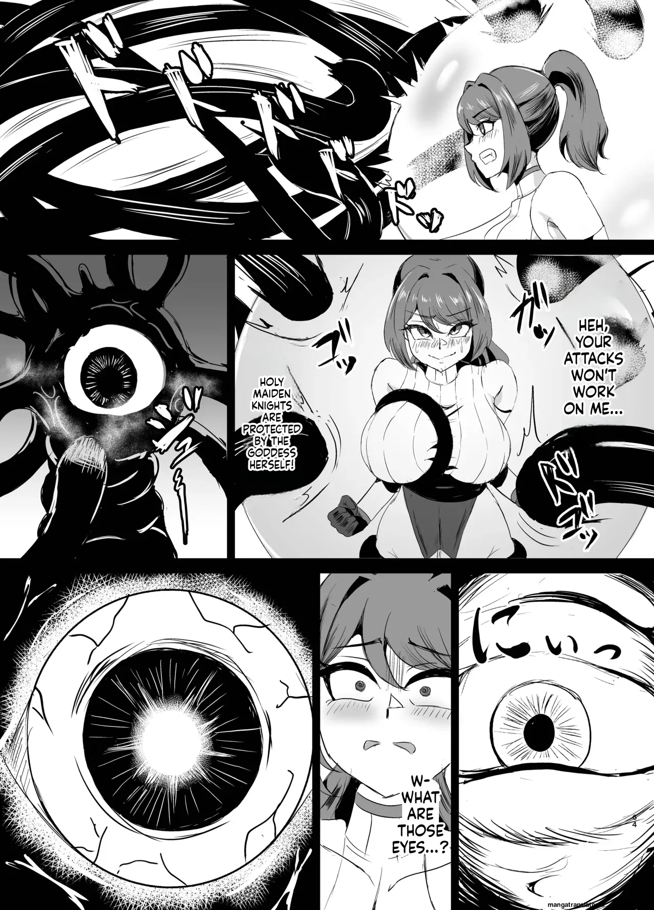 Wakate Elite Na Seijo Kishi-sama, Kyouaku Shokushu Ni Shiborareru ~mugen Ni Ikasare Buzama Haiboku Maryokujiru Tarenagashi Genkai Energy Drain Hen~ page 12