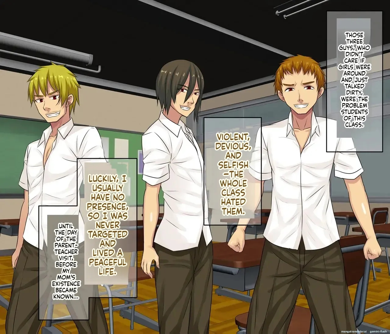 Waribashi Kouka - Tasukete......kaa-san Ga Gachikuzu Classmate Ni Kowasarechau page 3
