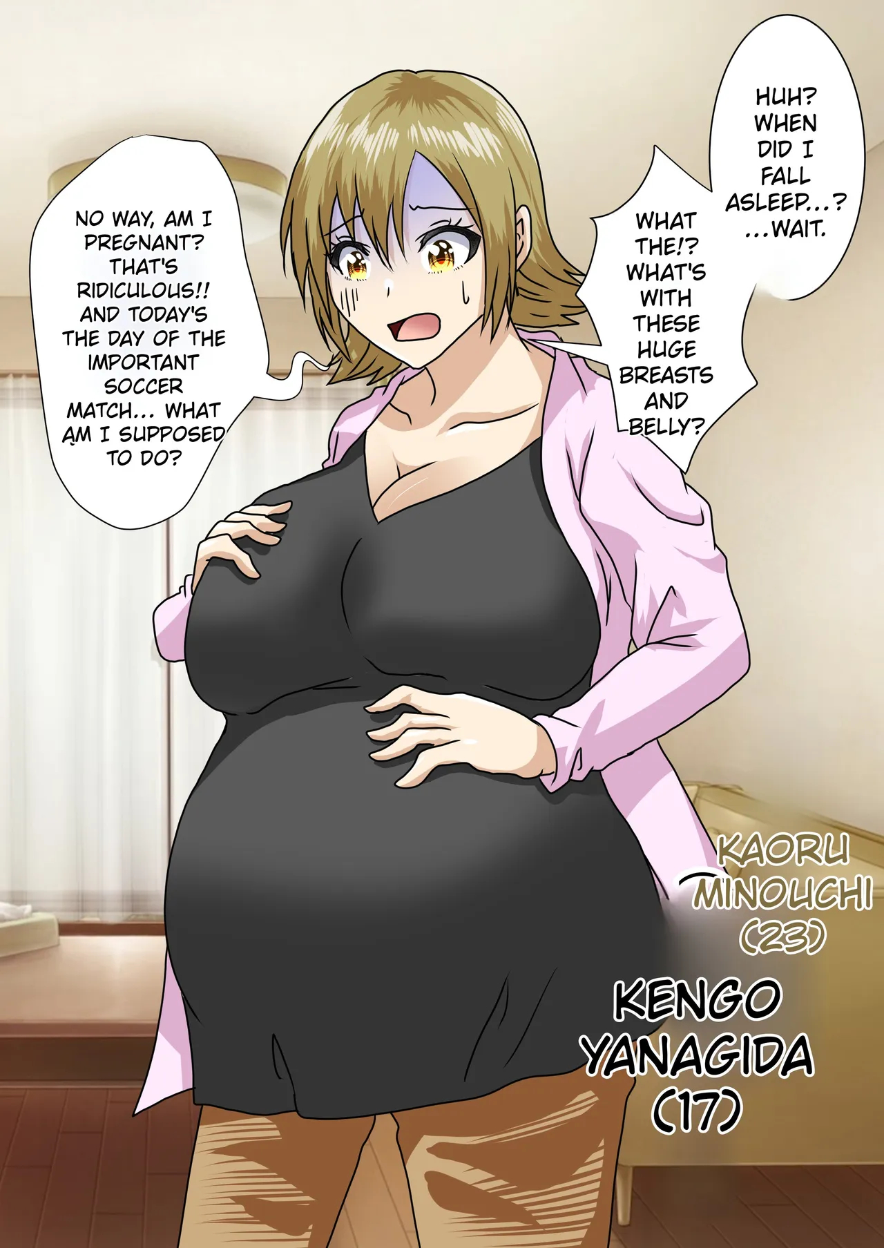 When I Woke Up This Morning, I Had Turned Into A Pregnant Woman With Huge Breasts… page 1