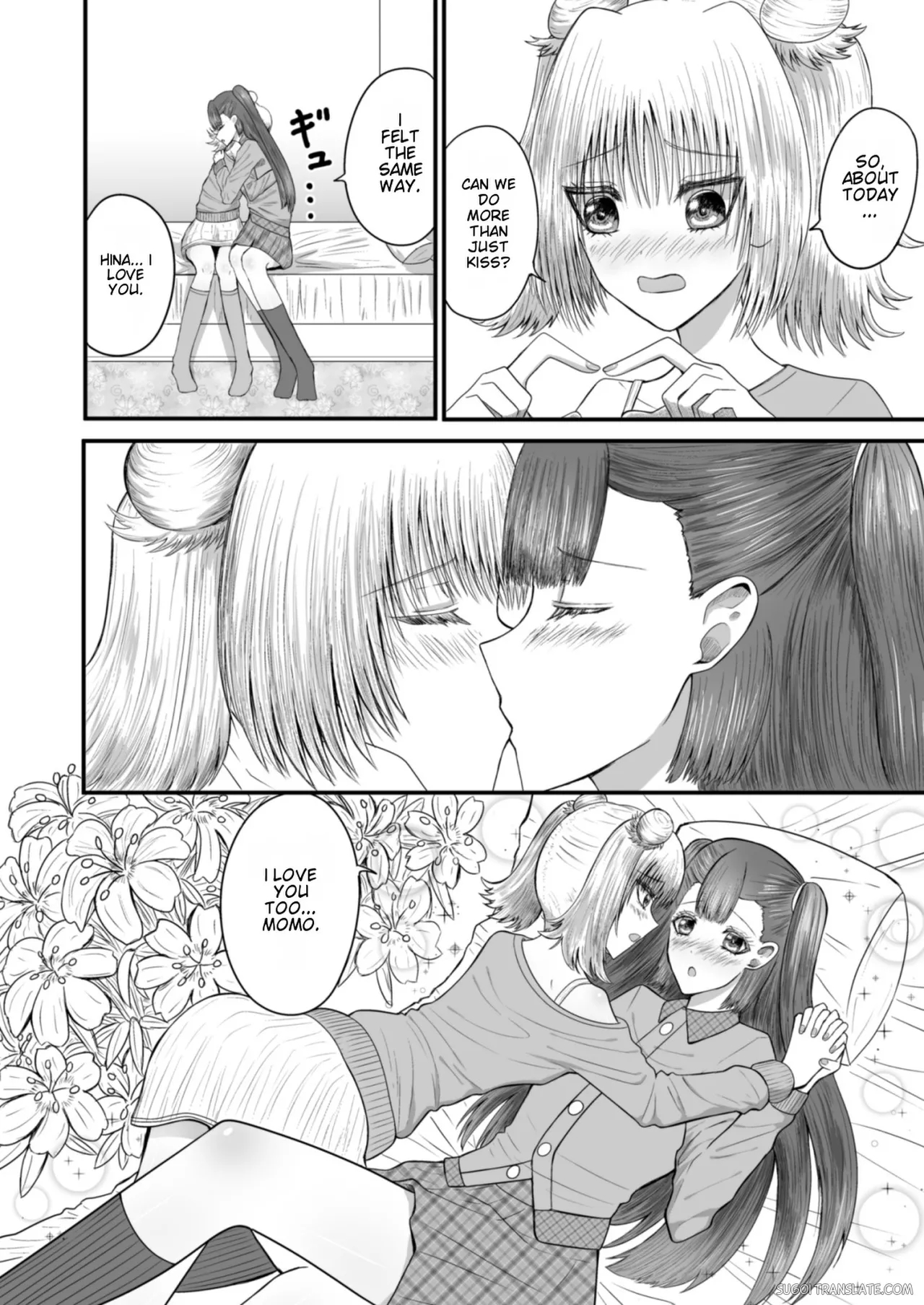Yuri Renai Toshishita Osananajimi To Amaama Yuri Ecchi page 9