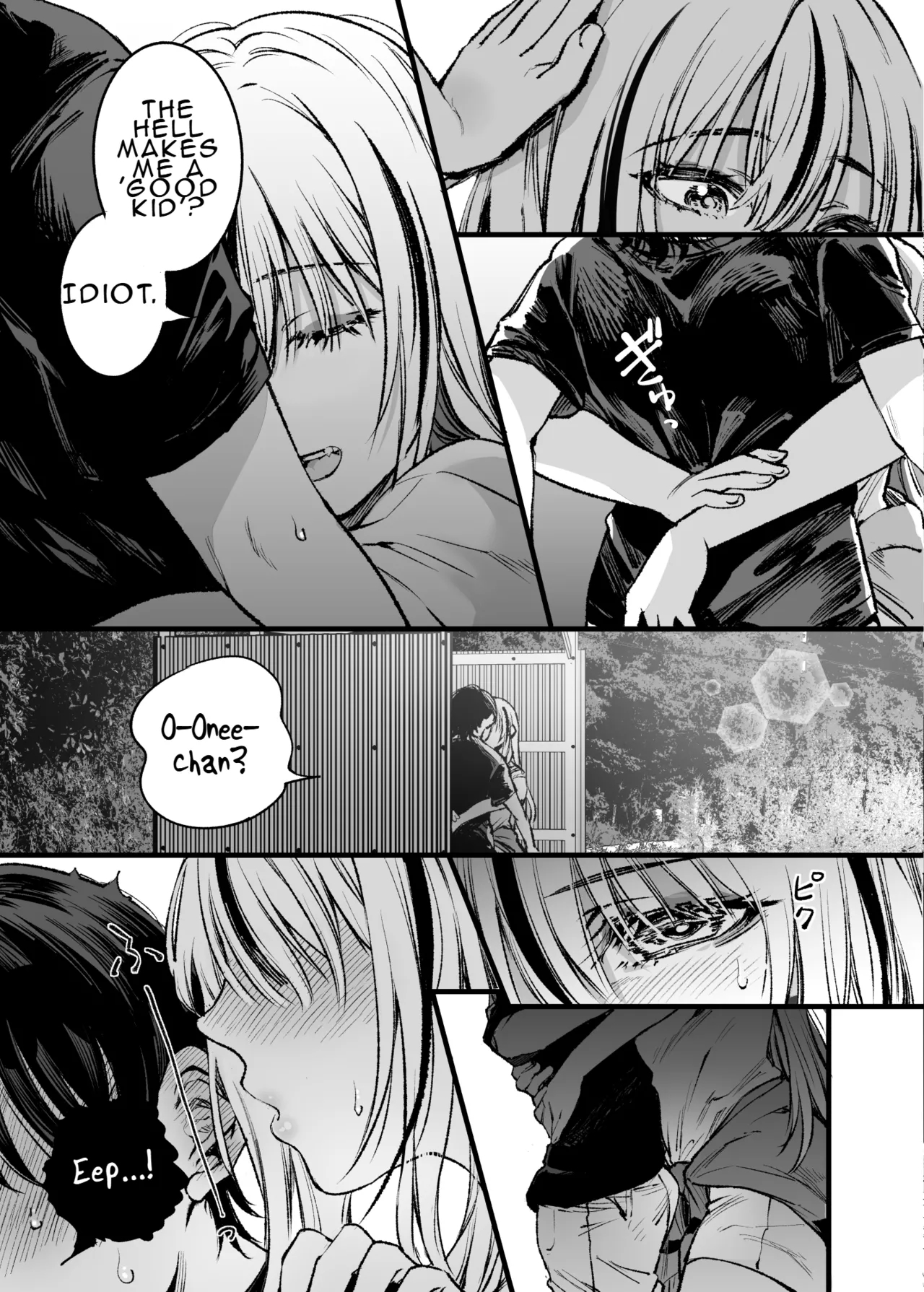 A Boy Embraced By His Older Sister: Summer page 22