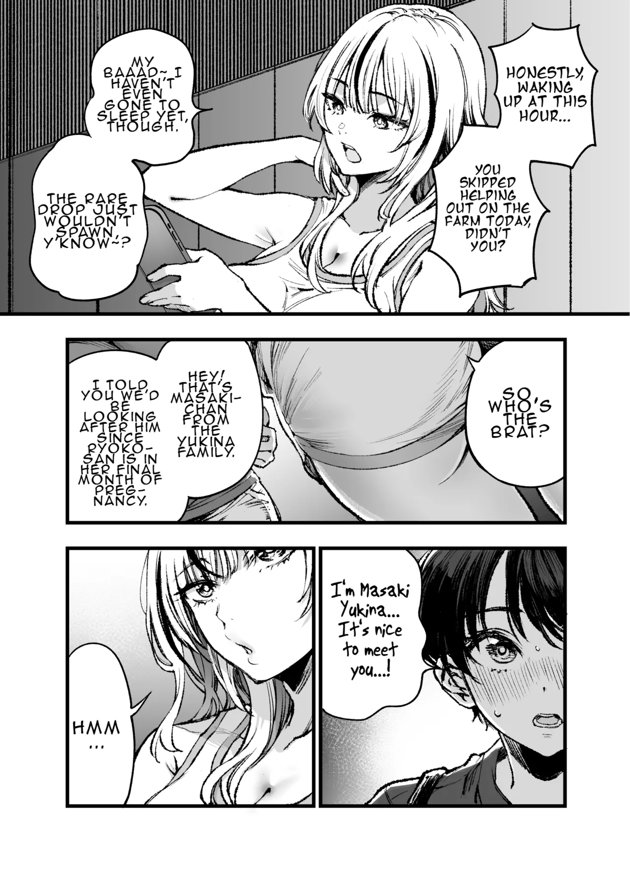 A Boy Embraced By His Older Sister: Summer page 4