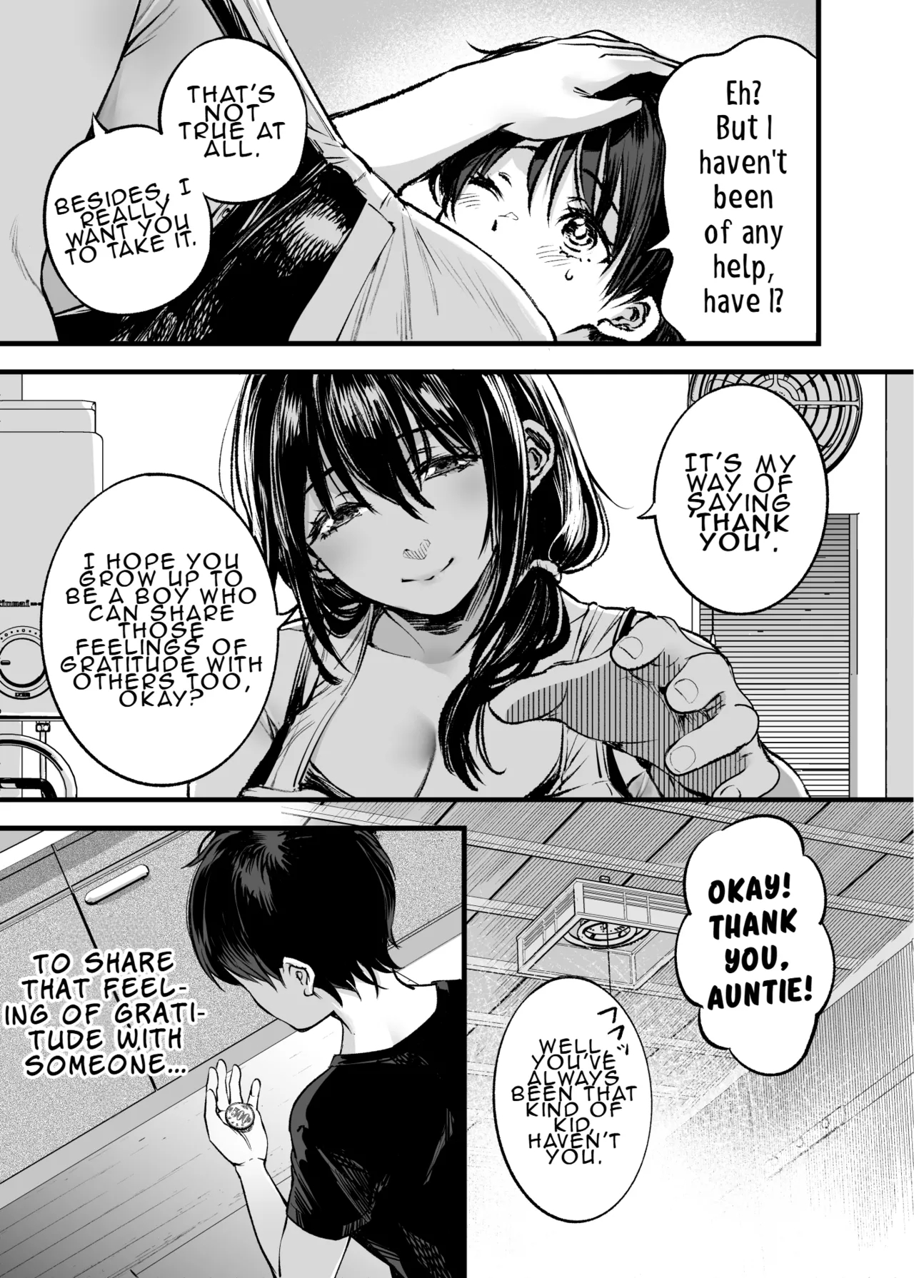 A Boy Embraced By His Older Sister: Summer page 40