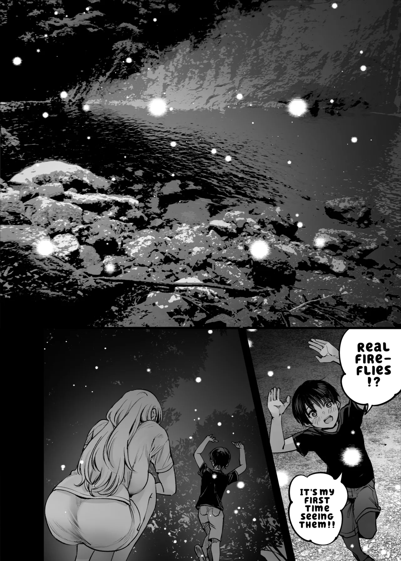 A Boy Embraced By His Older Sister: Summer page 43