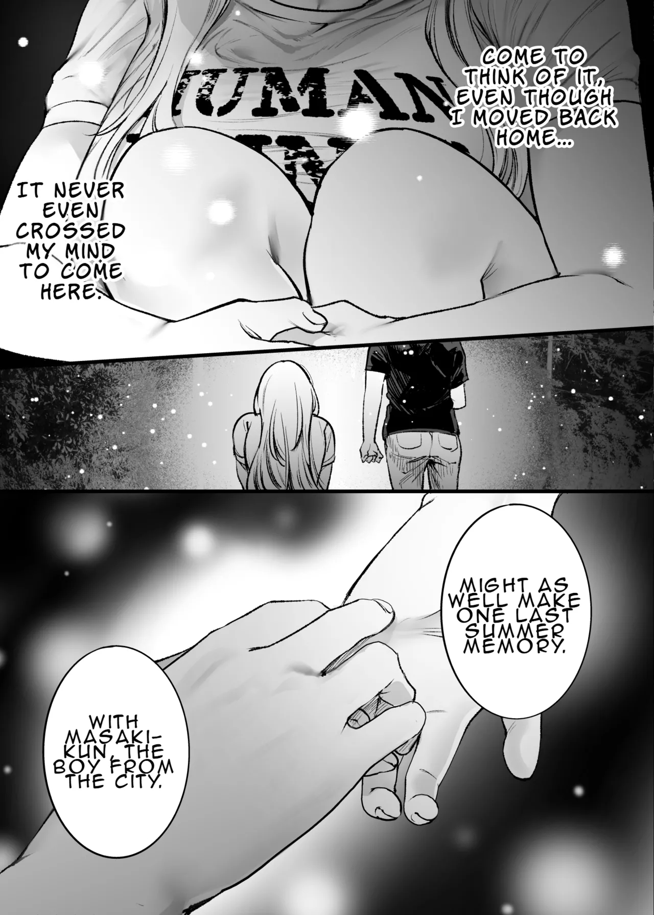 A Boy Embraced By His Older Sister: Summer page 44