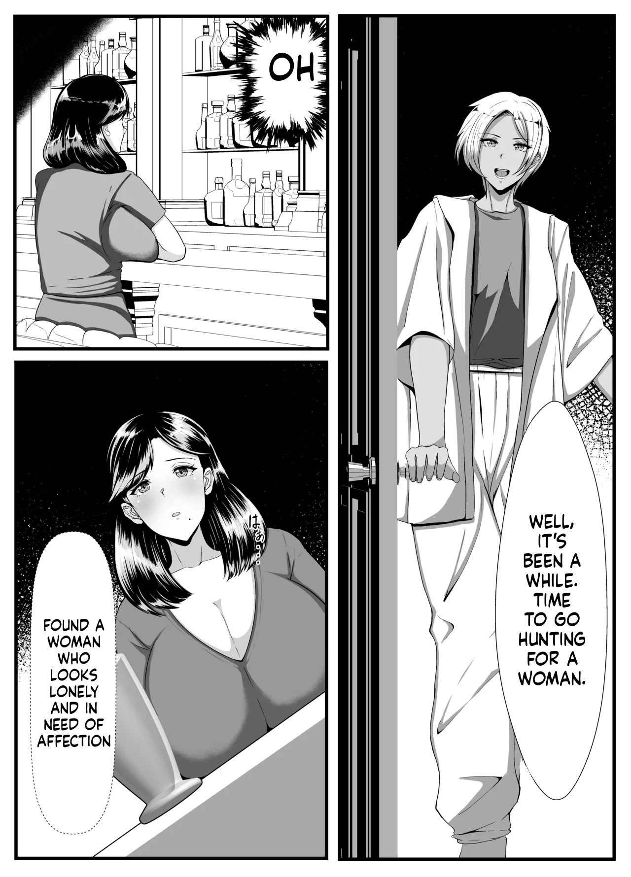 A Dark-skinned Futanari Takes Home A Married Woman page 2