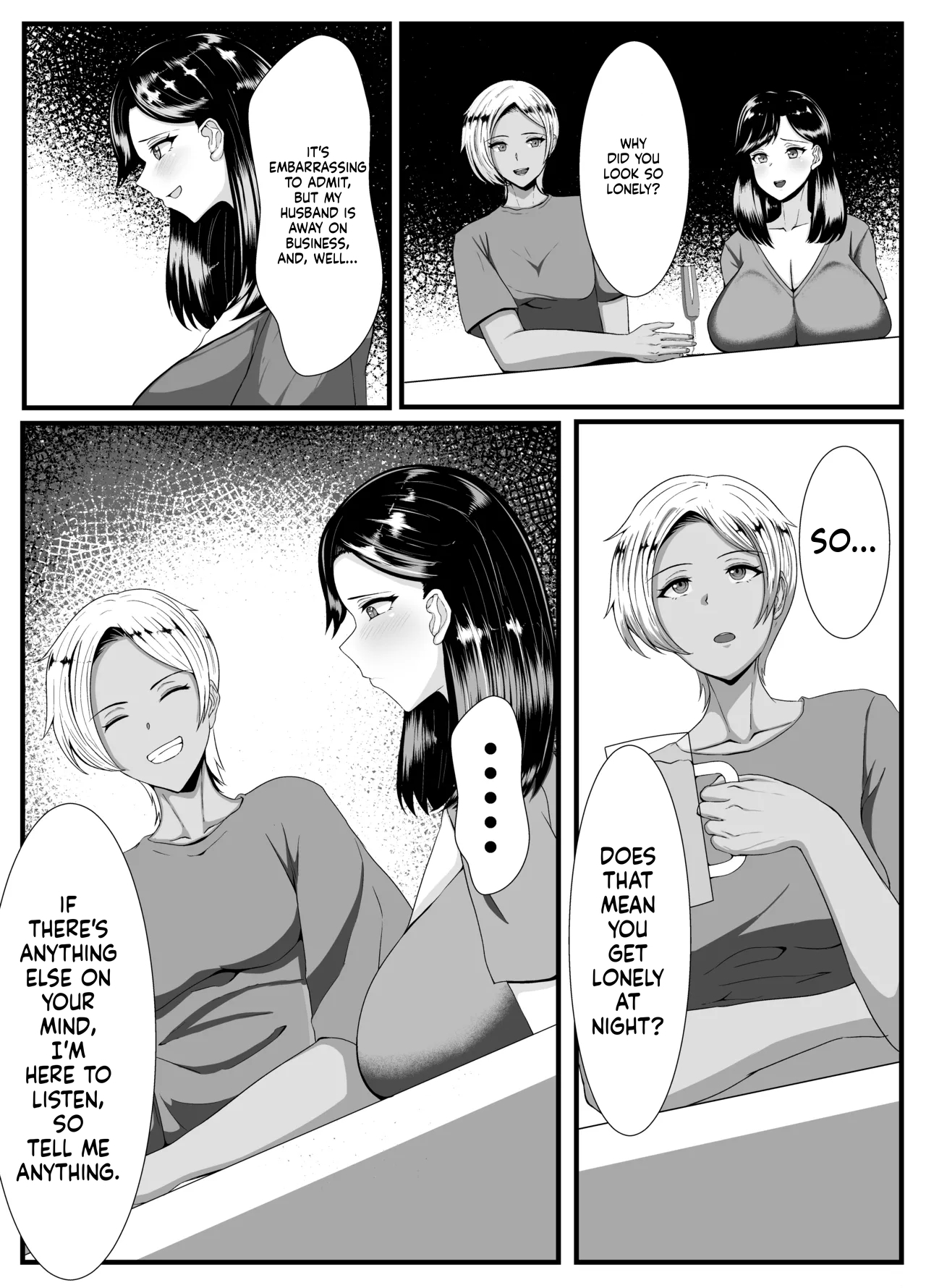A Dark-skinned Futanari Takes Home A Married Woman page 4