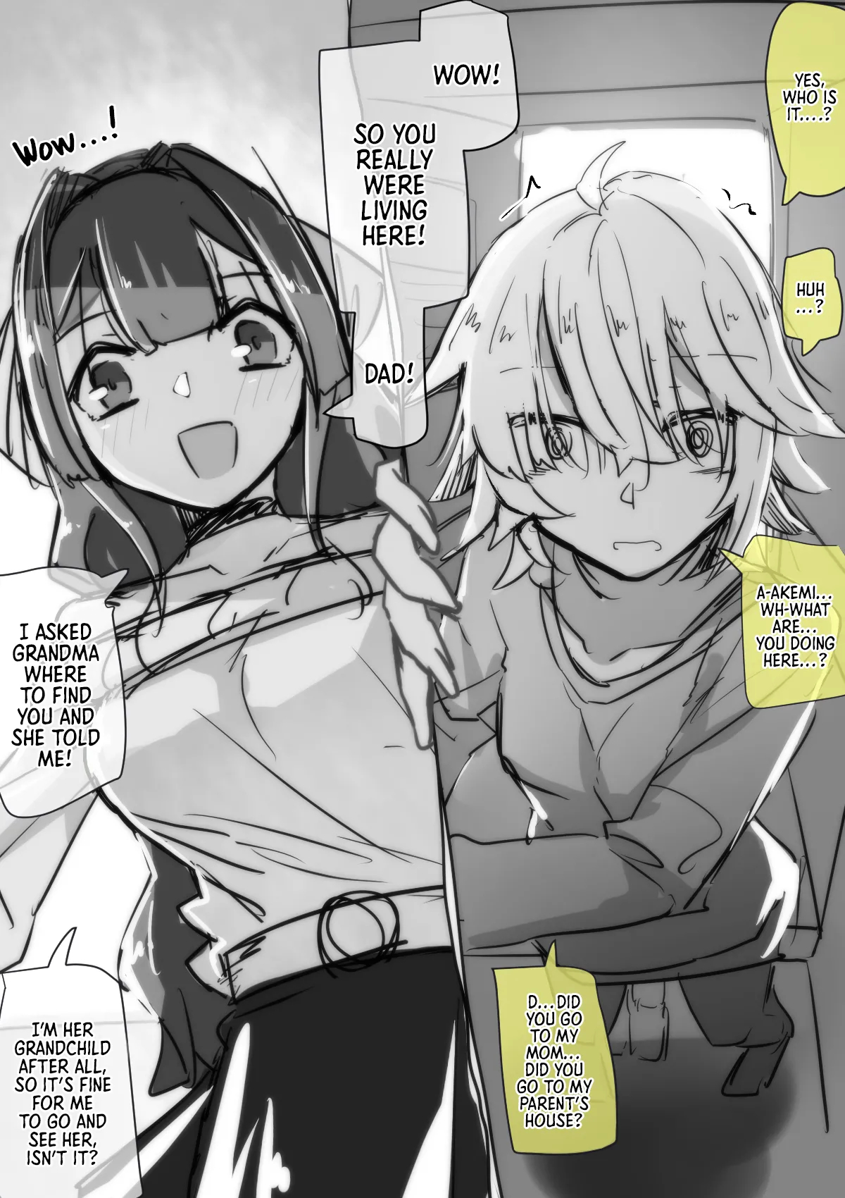 A Daughter Who Went To See Her Dad page 1