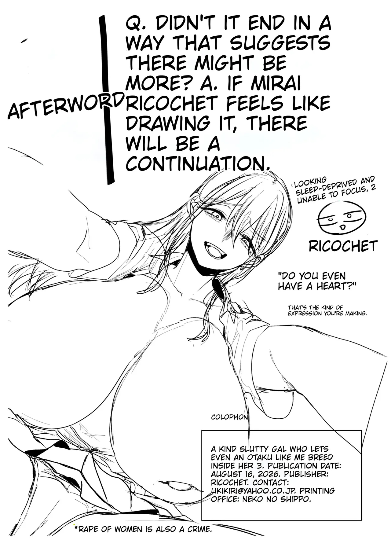 A Kind, Slutty Gal Who Lets Even An Otaku Like Me Creampie Her 3 page 54