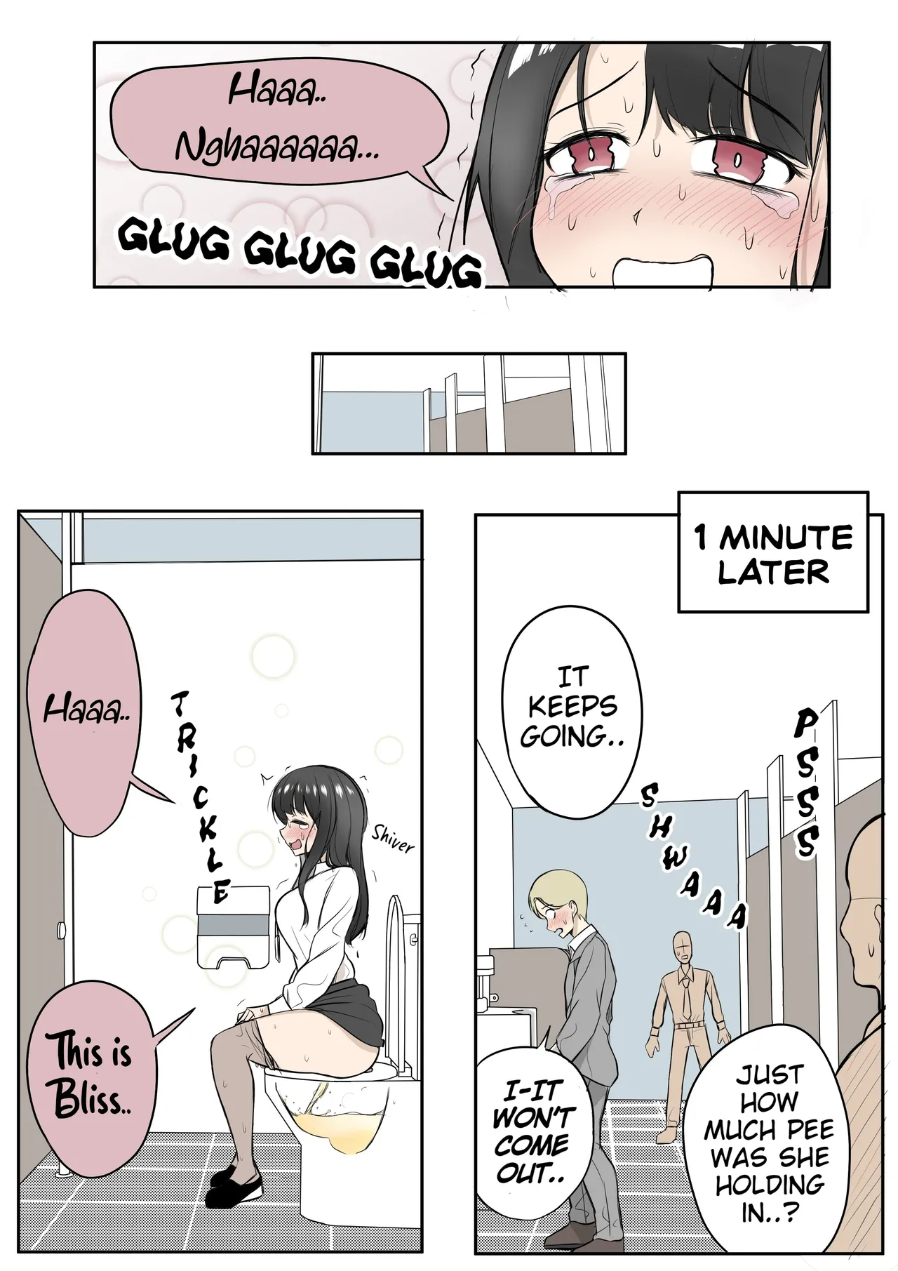 Desperate Office Lady Uses Men's Bathroom By Mistake page 6
