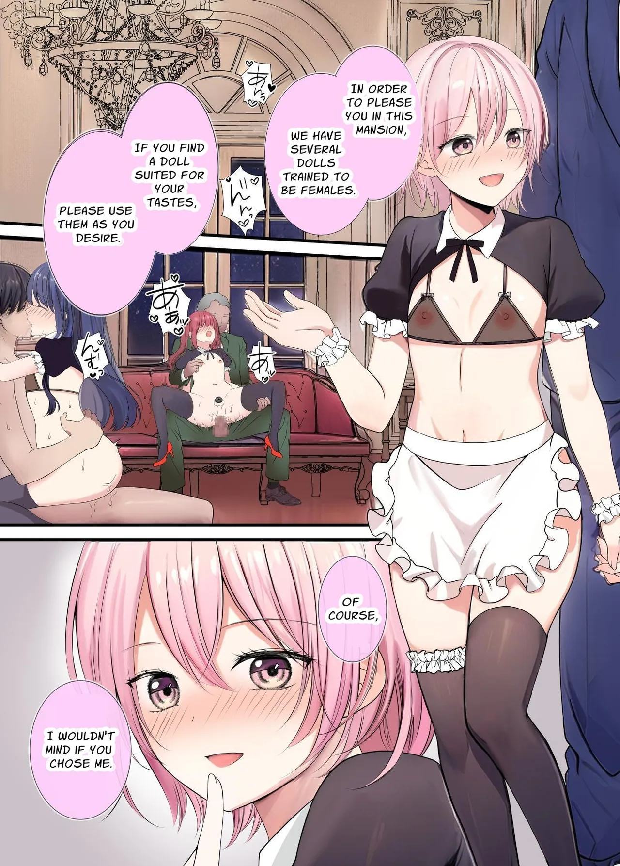 Doll Mansion ~ichiya, The Disciplined Femboy~ page 8